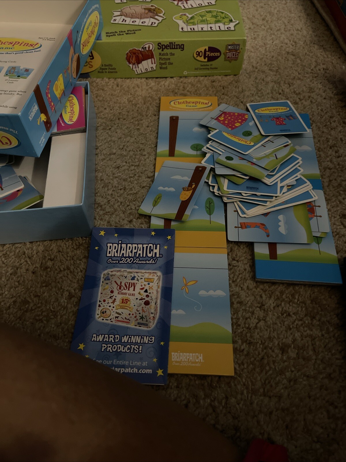 Lot Of 2 Learning Games. Practice Spelling And Strategizing. Ages 5 And Up.