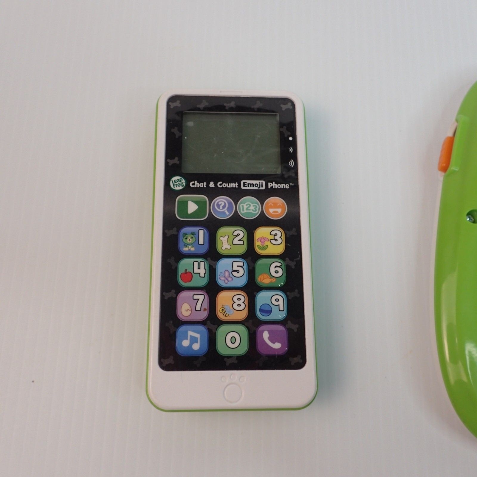 LeapFrog My First Learning Tablet & Chat & Count Emoji Phone Toy Lot of 2