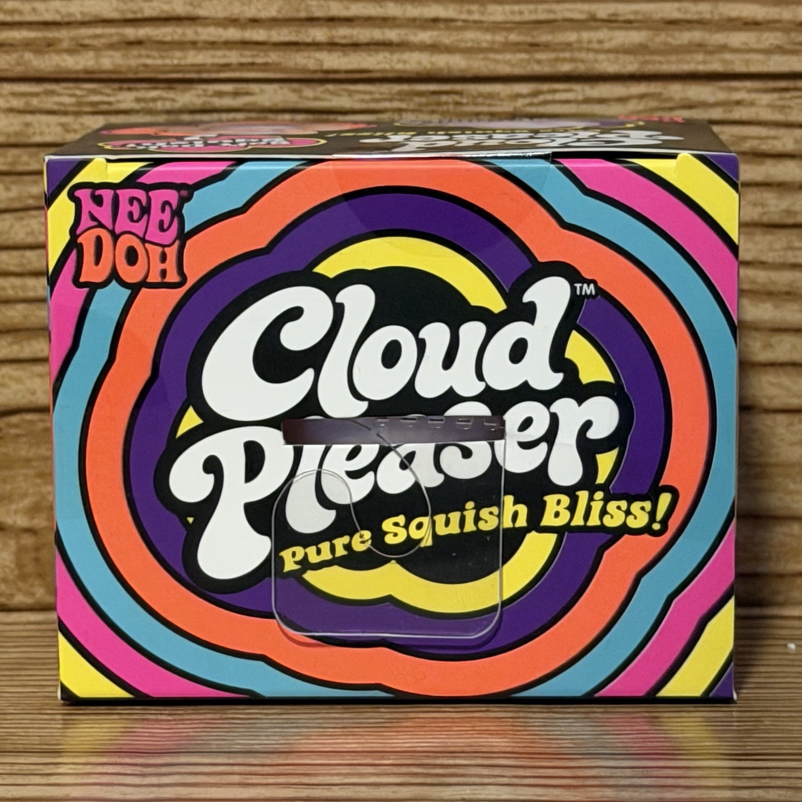 Schylling Nee Doh Cloud Pleaser Soft Doh Squish Toy Purple Iridescent