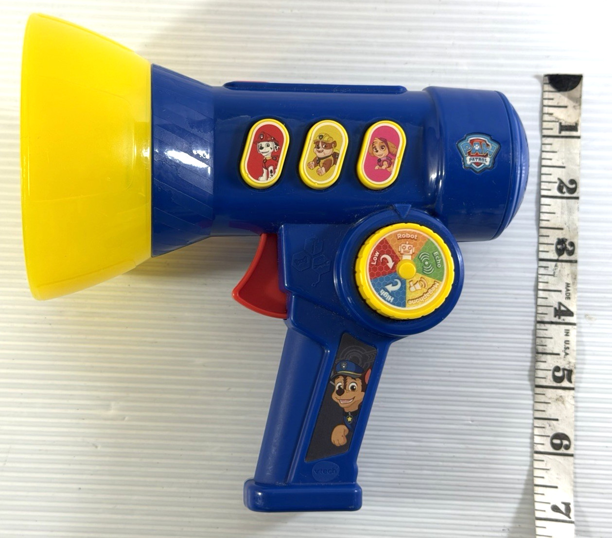 Vtech Paw Patrol Megaphone Voice Changer Pup Rescue Ryder Chase 2018 Spin Master