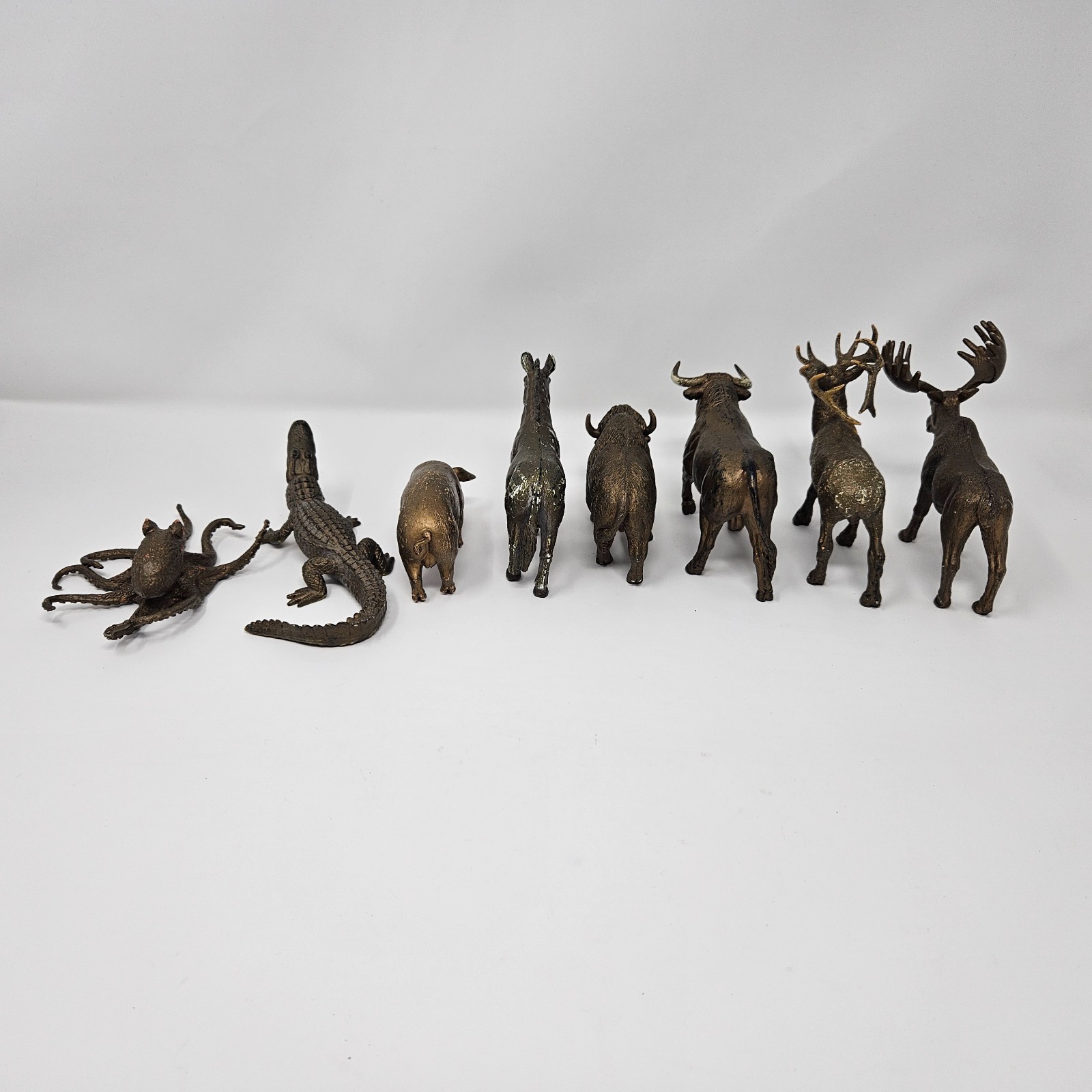Mojo Safari Mixed Animal Figures Lot of 8