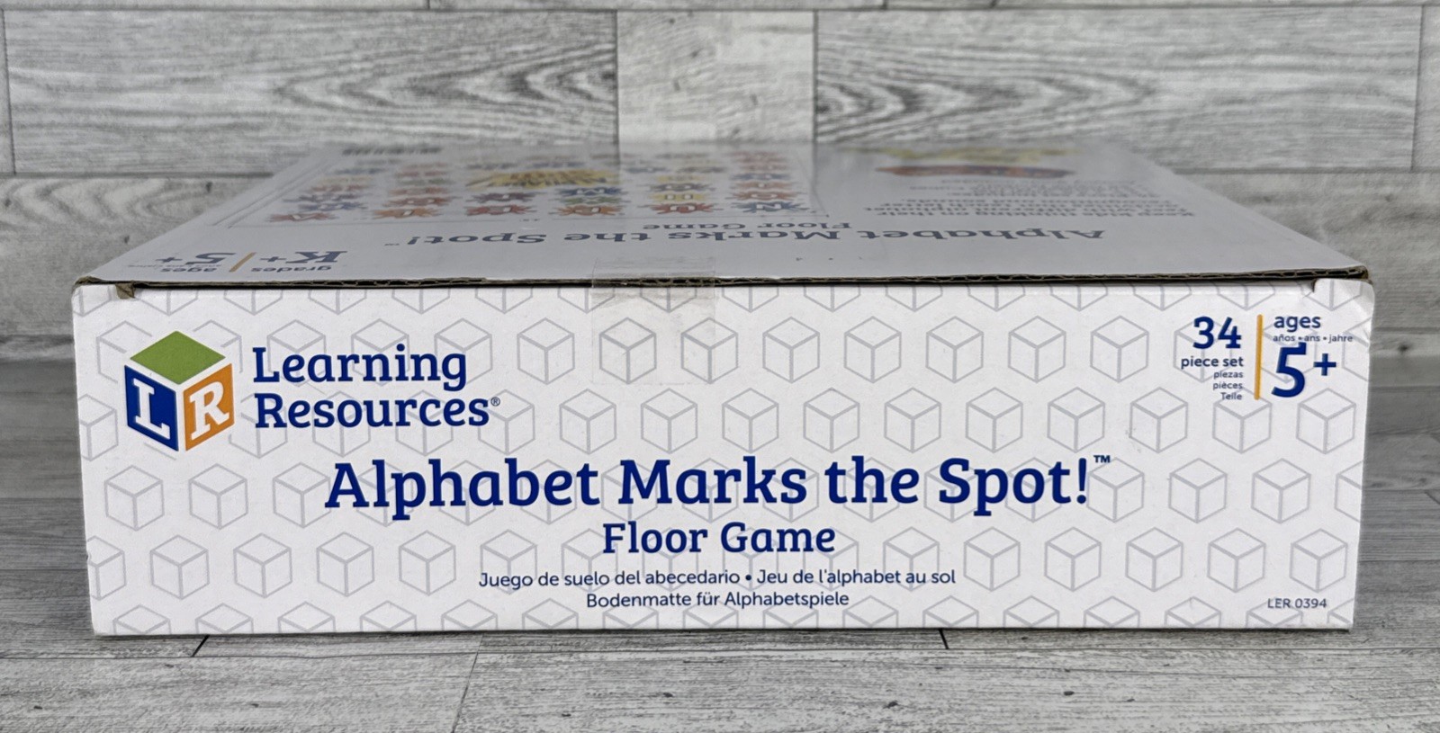 Learning Resources Alphabet Marks The Spot Floor Game Ages 5+ New In Box