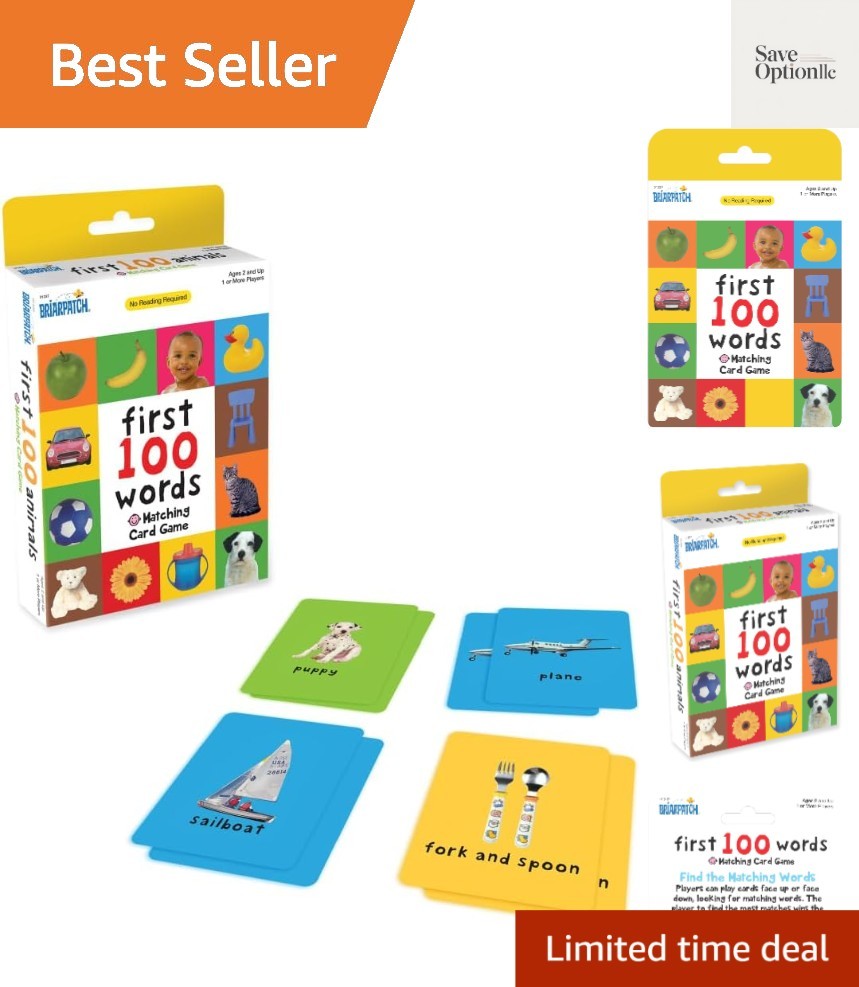 First 100 Words Matching Card Game, Based On Board Books By Roger Priddy, Pre…