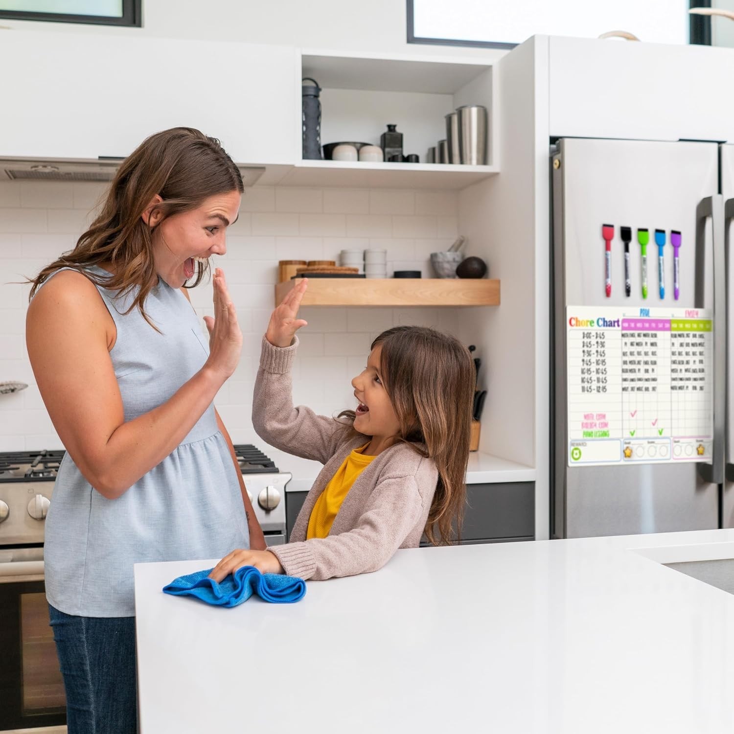 Responsibly Sourced Cardstock Chore Chart for Kids Encouraging Positive Behavior