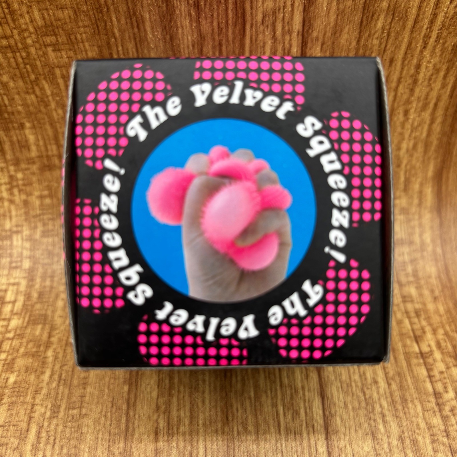 NeeDoh Fuzz Ball Flower Power Kids Unisex OS Pink Velvety Squishy Fidget Toy