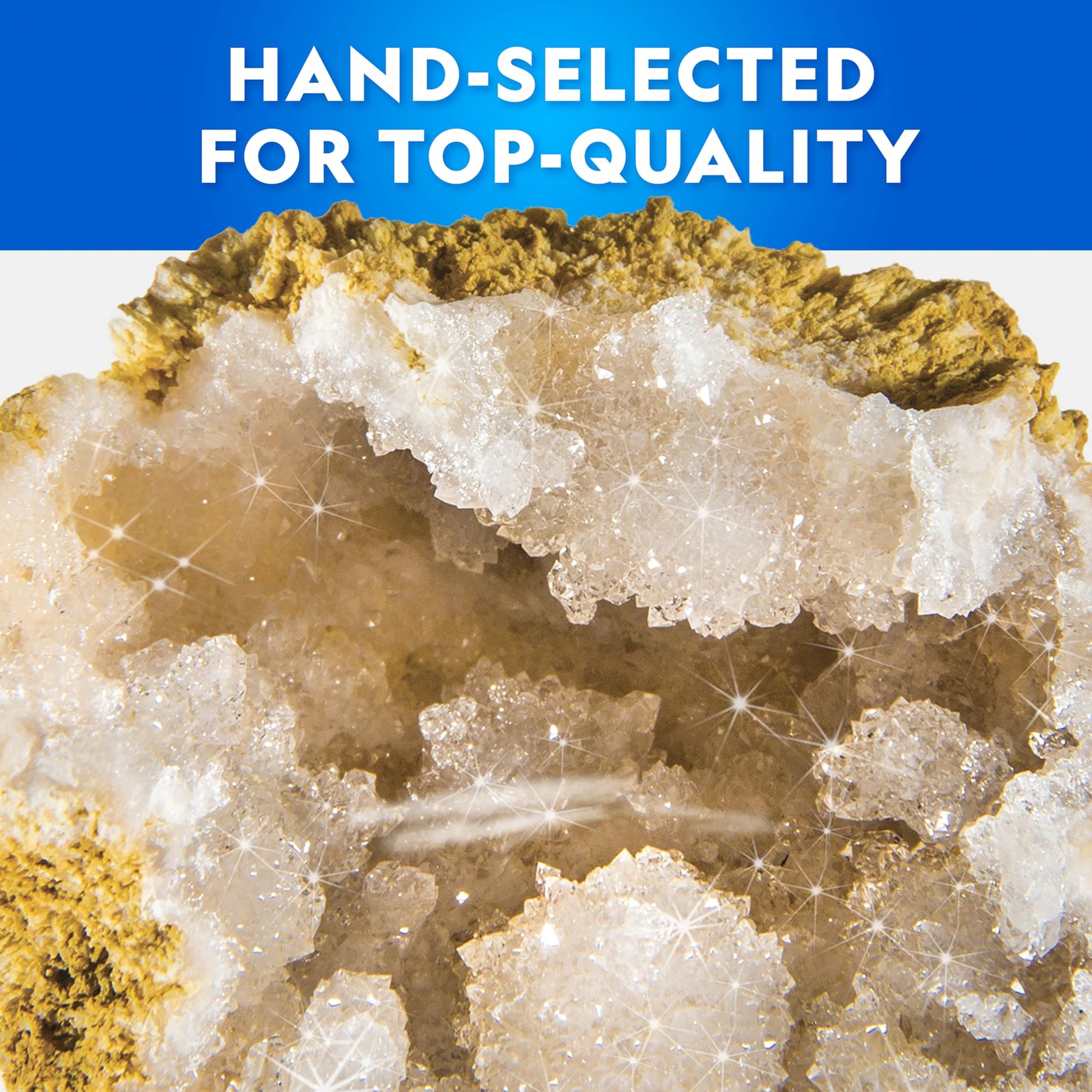 Blue Marble National Geographic Break Open 15 Premium Geodes Science Kit –