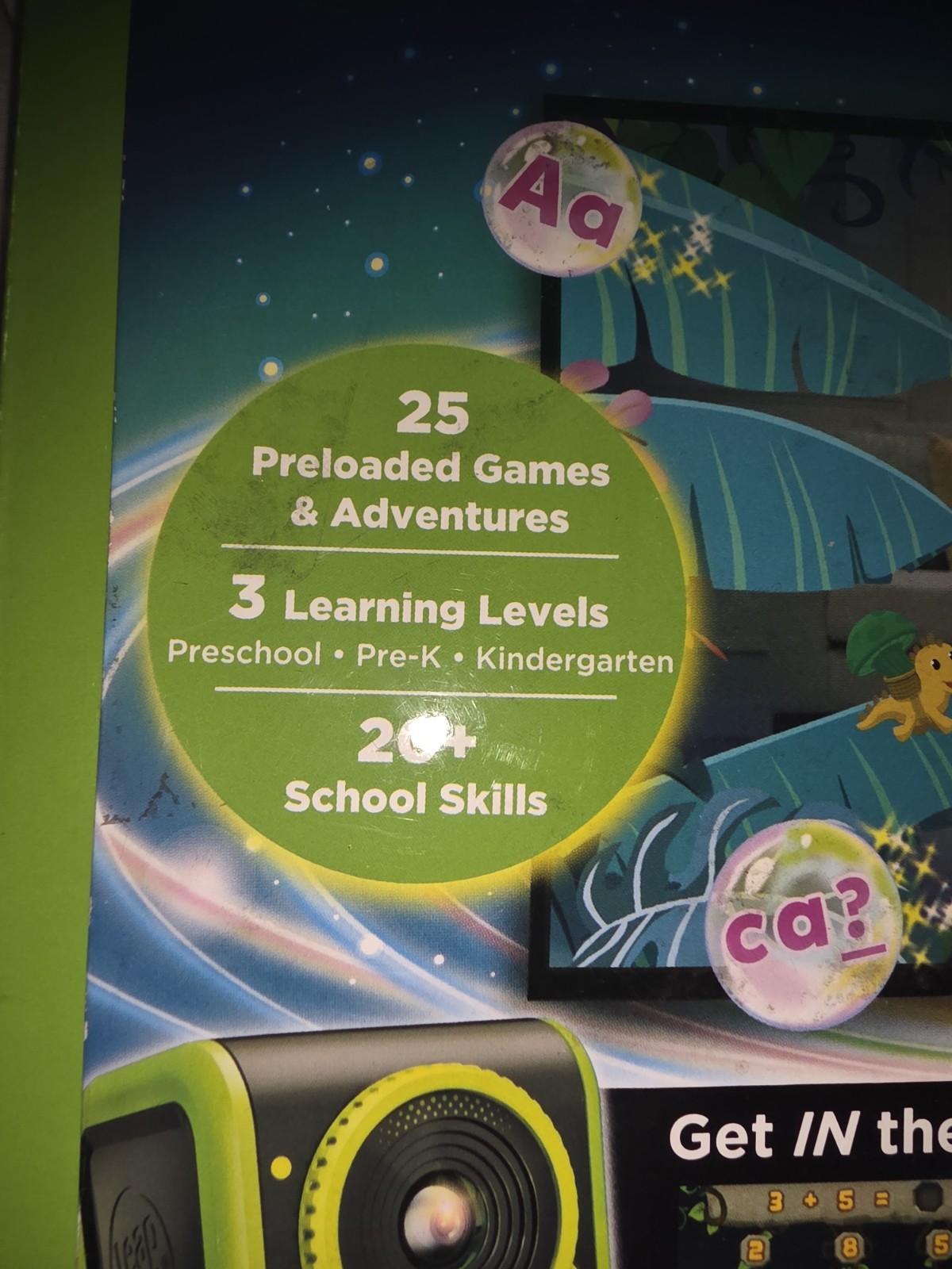Leap Frog LeapMove Learning Video Game System 25 PreGames Open Box Never Used