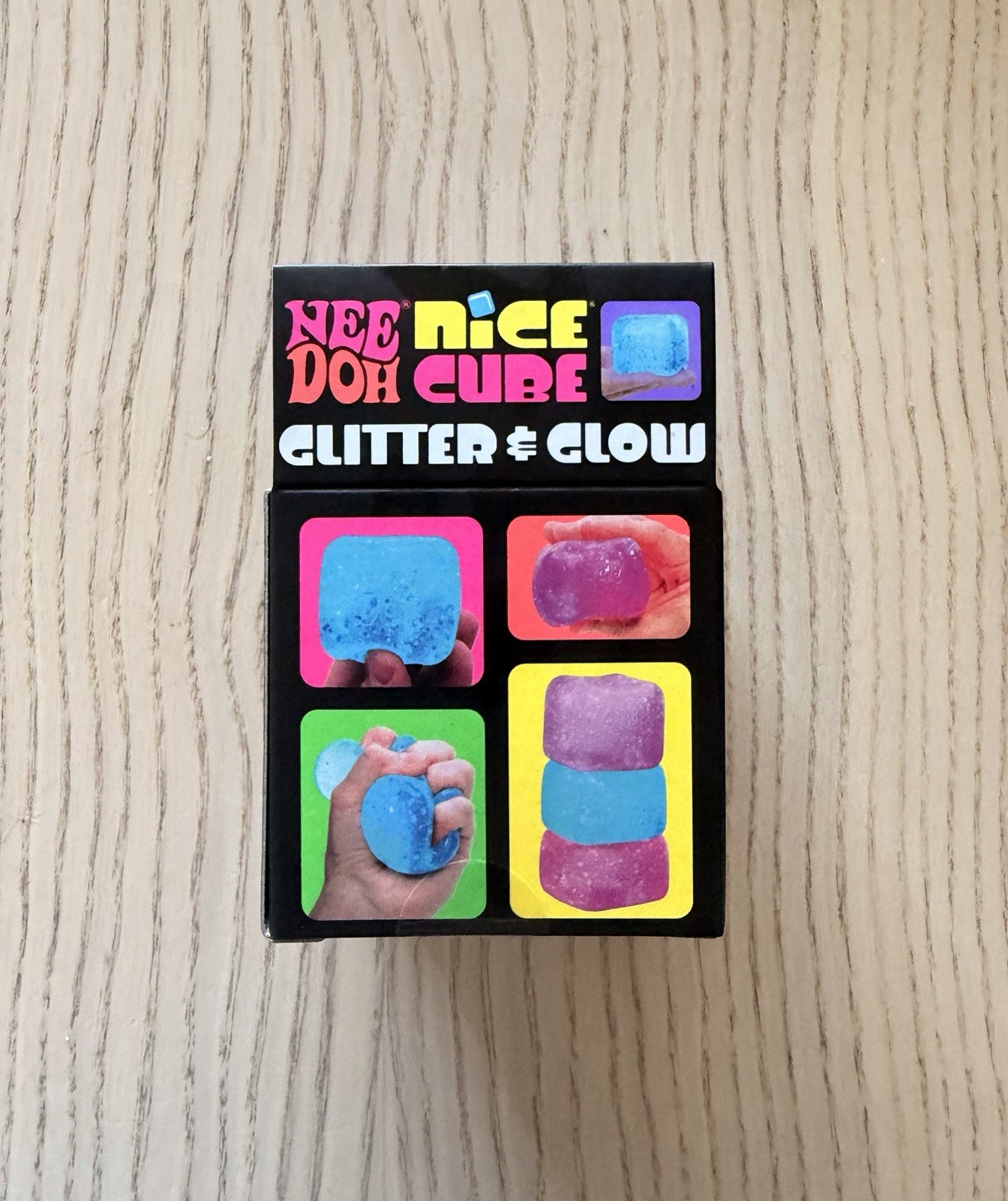 Needoh Nice Cube Glitter And Glow *FAST SHIPPING*