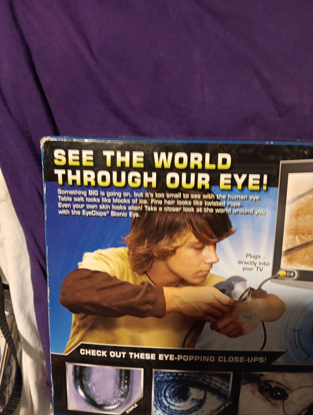 Jakks Pacific Bionic Eye Eye Clops Series Plug-In TV Microscope 2009 NEW SEALED