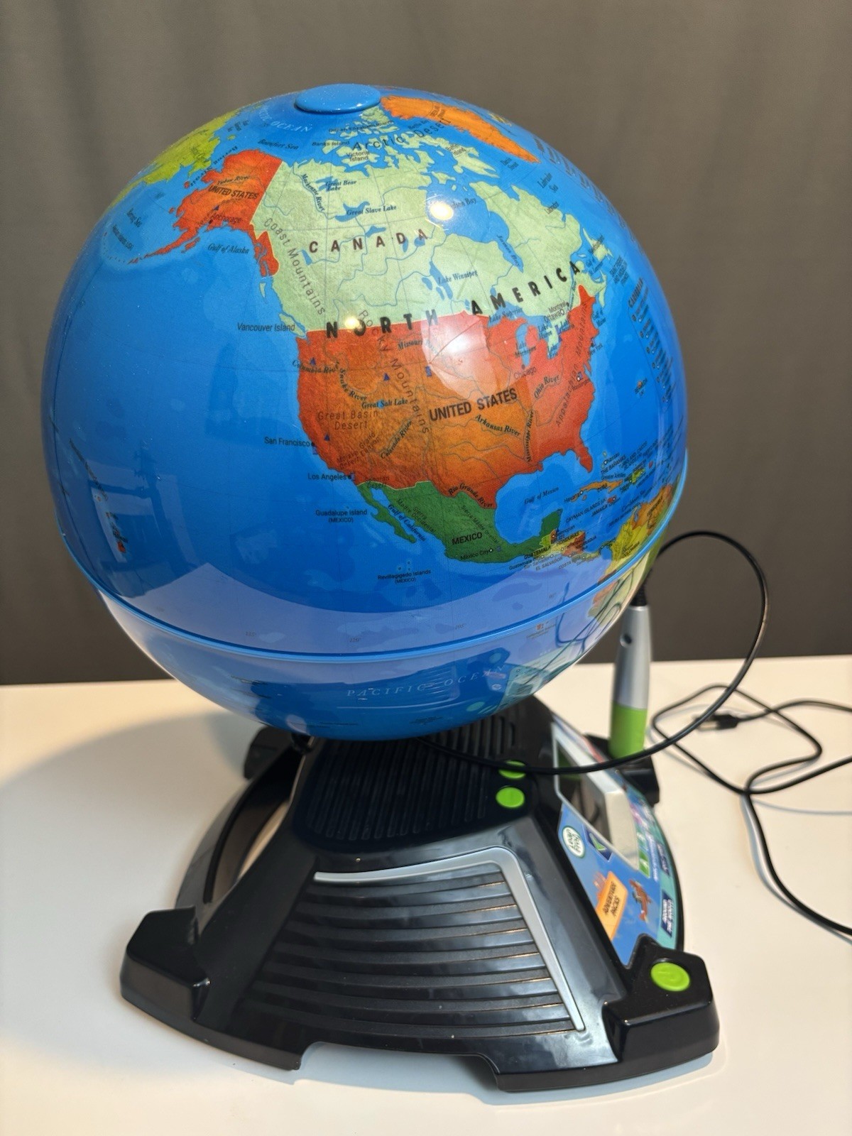 LeapFrog Magic Adventures Globe Interactive World Navigation Toy Fully Tested