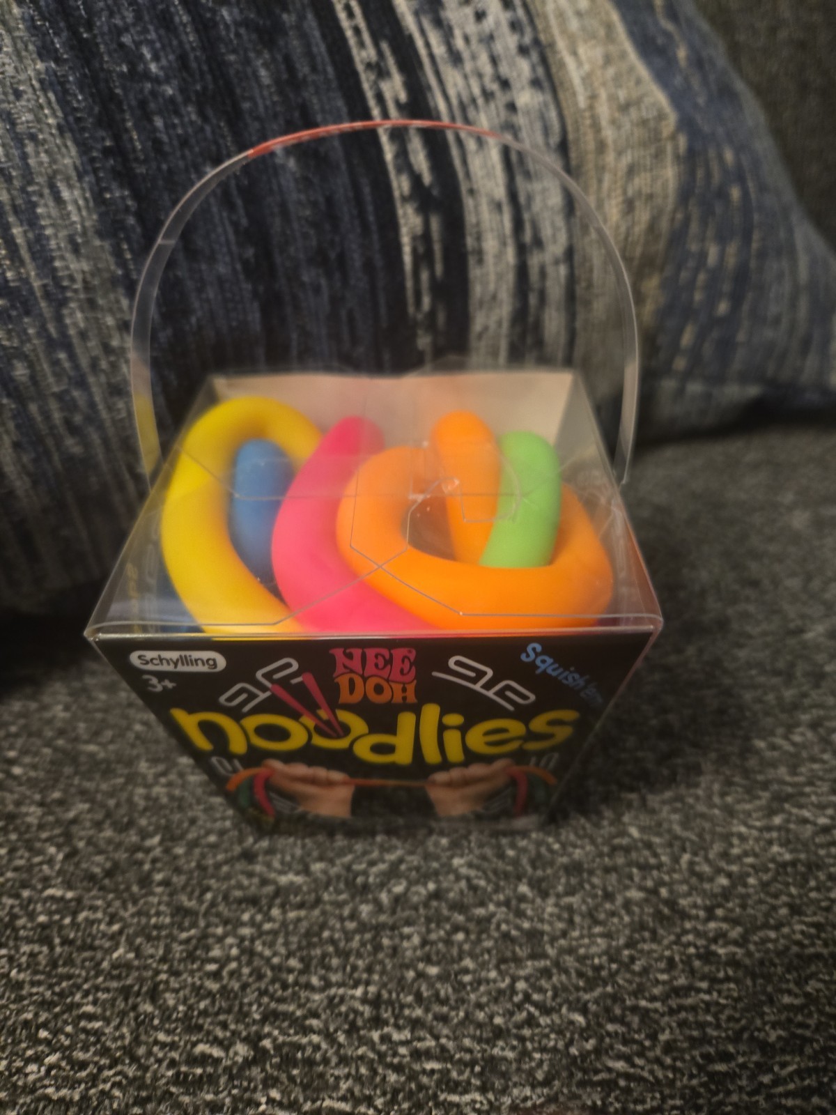 NeeDoh Noodlies Sensory Fidget Toy, RARE Nee Doh Stretchy Noodles AUTHENTIC USA