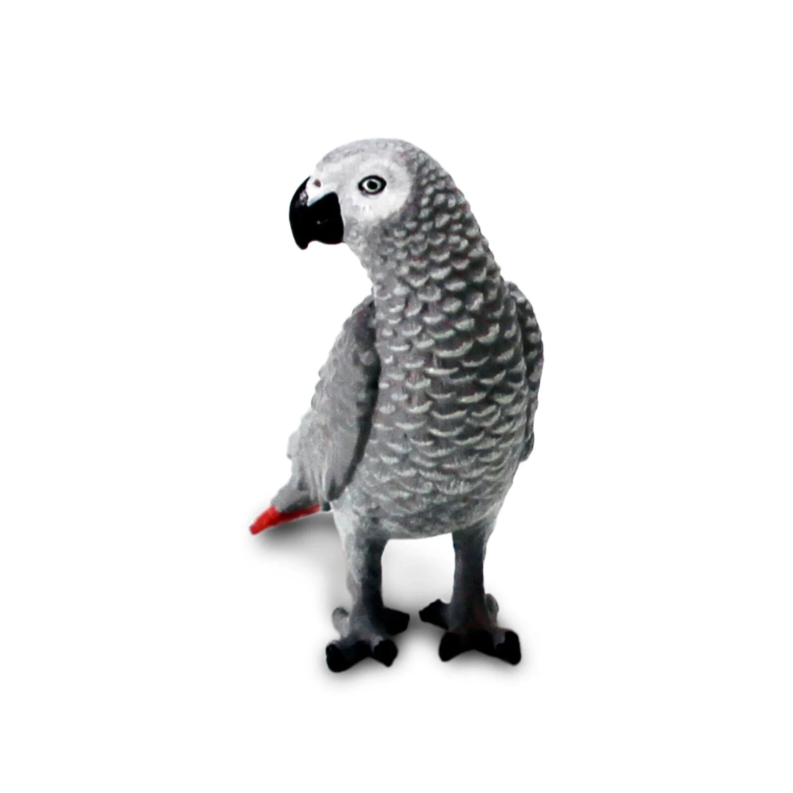 AFRICAN GRAY PARROT Animal Figurine Safari Ltd toy Wings of the World Collection
