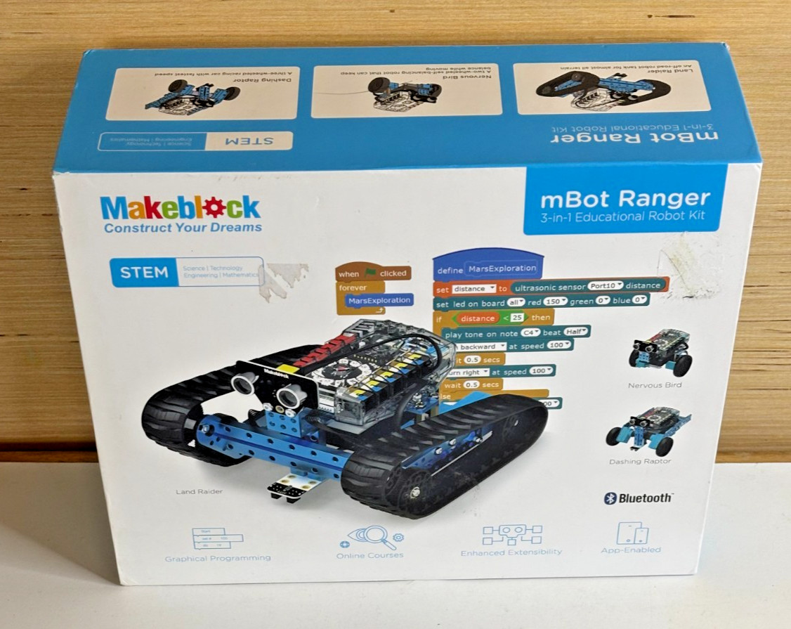 Makeblock mBot Ranger 3-in-1 Educational Robot Kit for Kids (90092) STEM