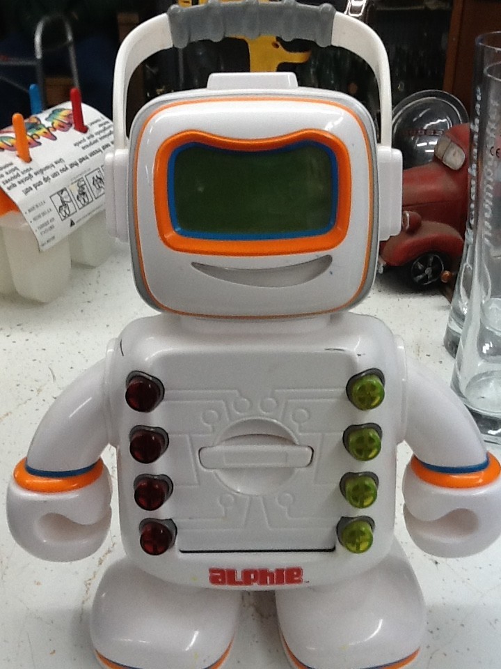 Alphie Talking Robot Vintage Playskool Working Condition RETRO