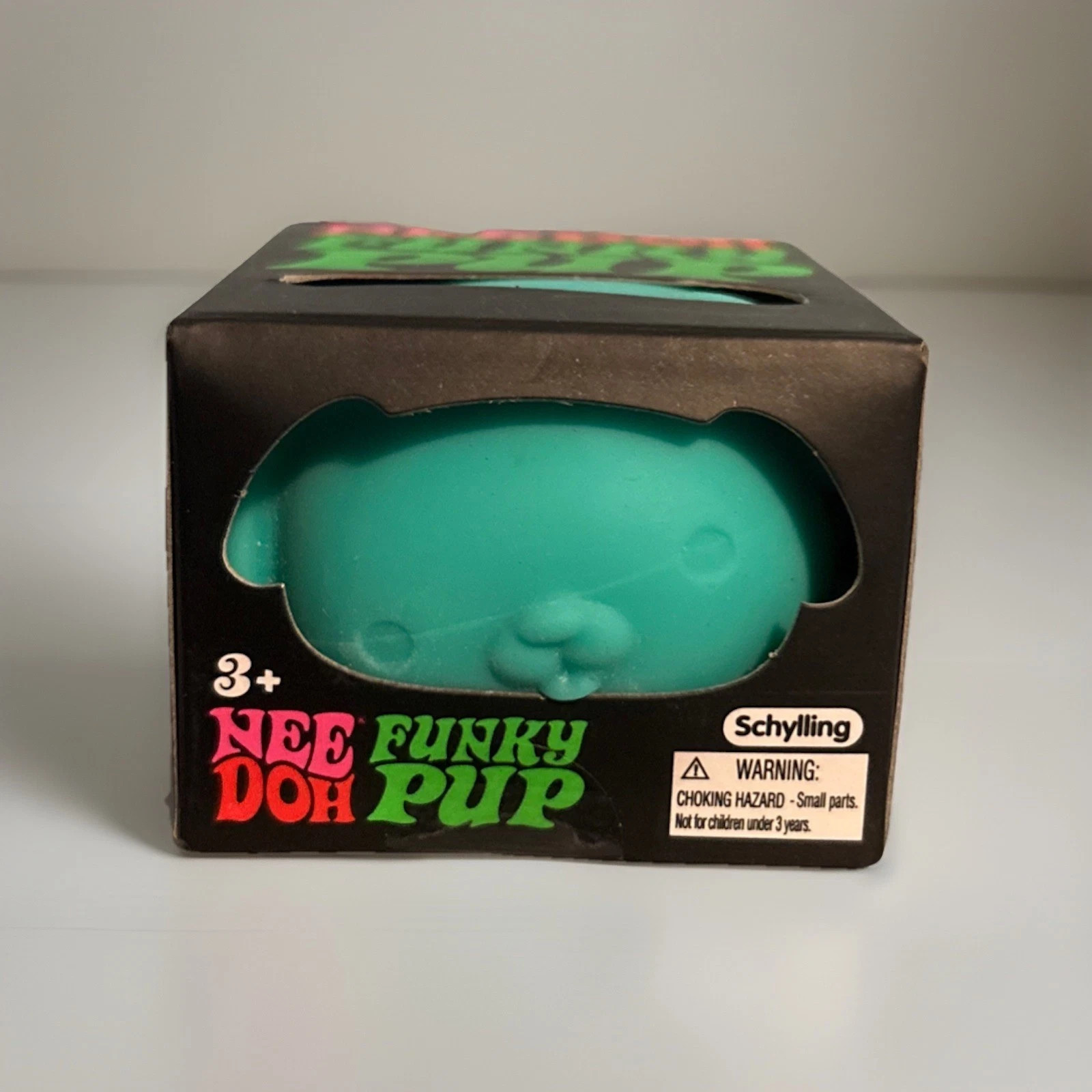 Schylling NeeDoh Funky Pup – Pink Purple Blue Squishy NEW Authentic Nee Doh!