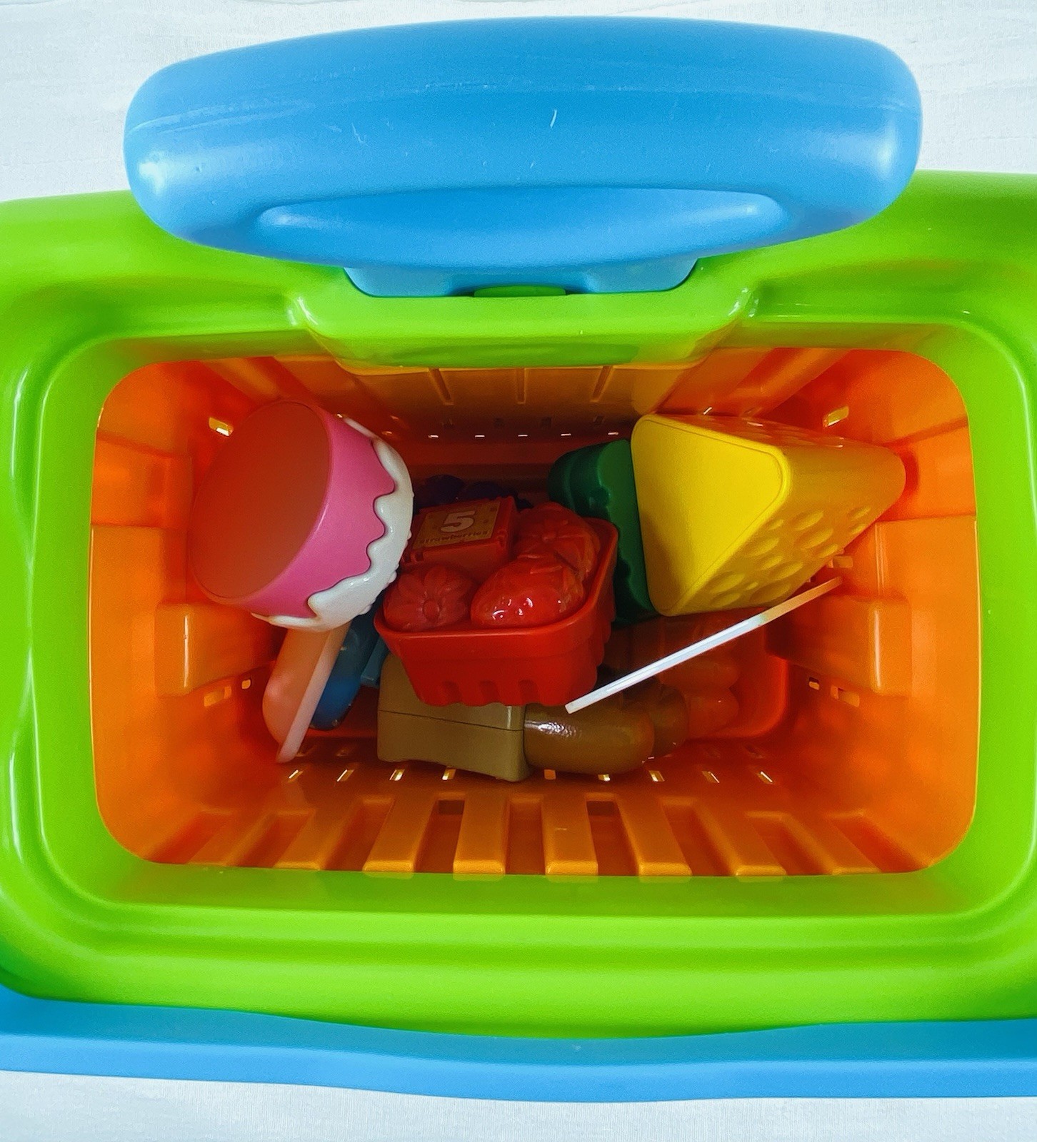 Leapfrog Count Along Basket and Scanner with Food Pieces and Shopping Lists