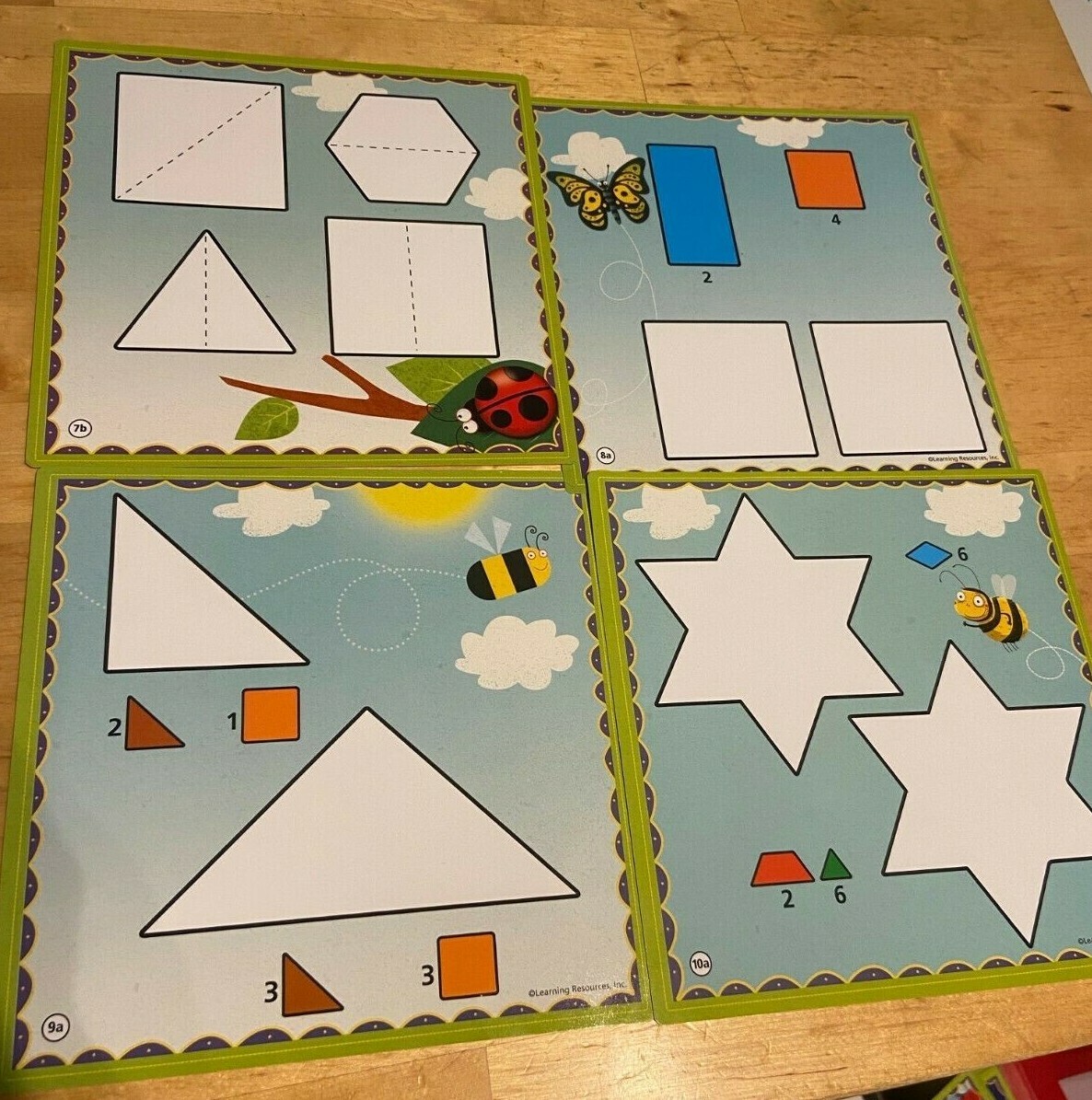 All Ready for Kindergarten: Readiness Kit – Replacement Pieces: 10 Puzzle Card