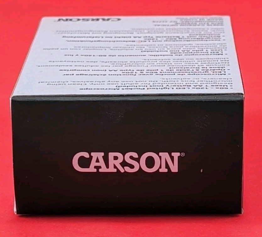 Carson Microbrite Plus Led Pocket Microscope 60X 120X Magnification Education…