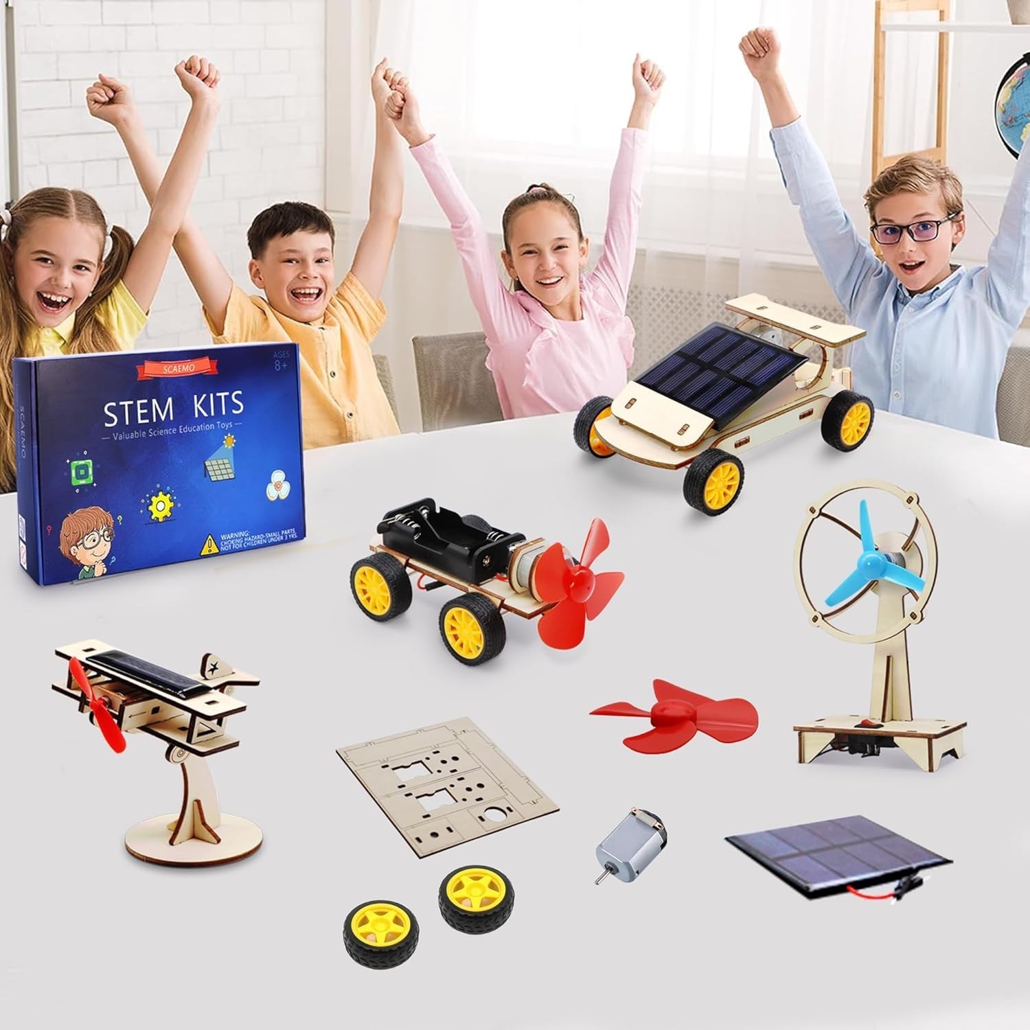 STEM Kits for Kids Ages 8-10-12-14, Stem Toys for Boys Age 8-12 Science Projects