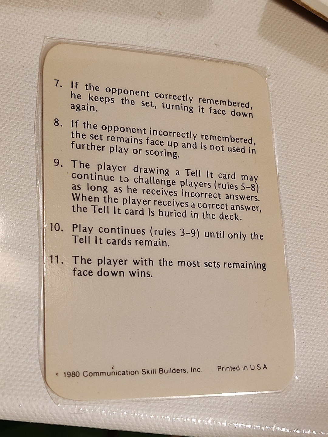 Rare Vintage 1979 Speech Articulation Therapy L Sounds Motivational Card Games