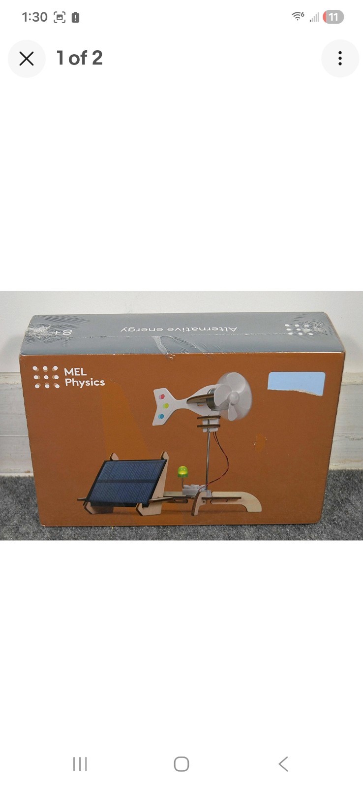 MEL Science Physics Alternative Energy Kit Ages 8-11 Years Educational STEM Set