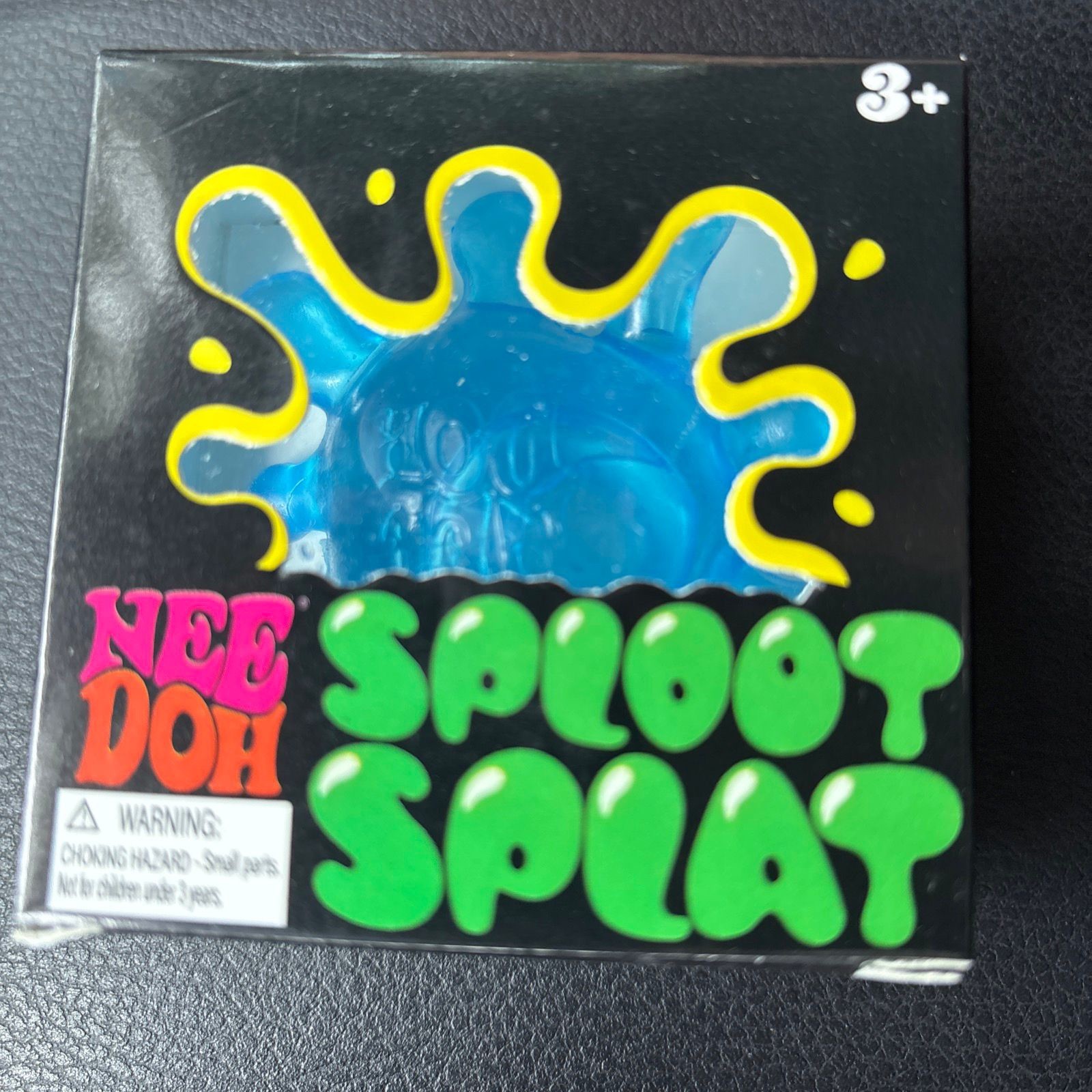 BLUE NeeDoh SPLOOT SPLAT, Nee Doh Splatter Fidget, Nee-doh SplootSplat Squishy.