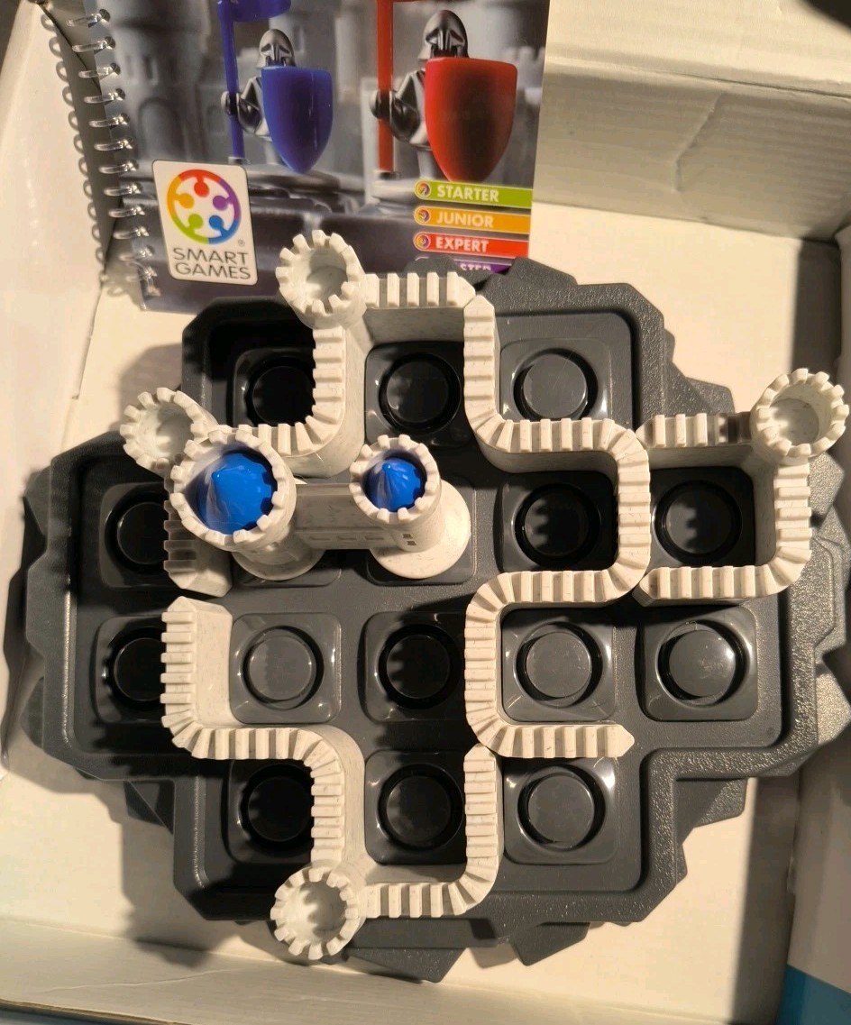 Walls & Warriors Logic Puzzle Smart Game Board Challenge Stem Single Player READ