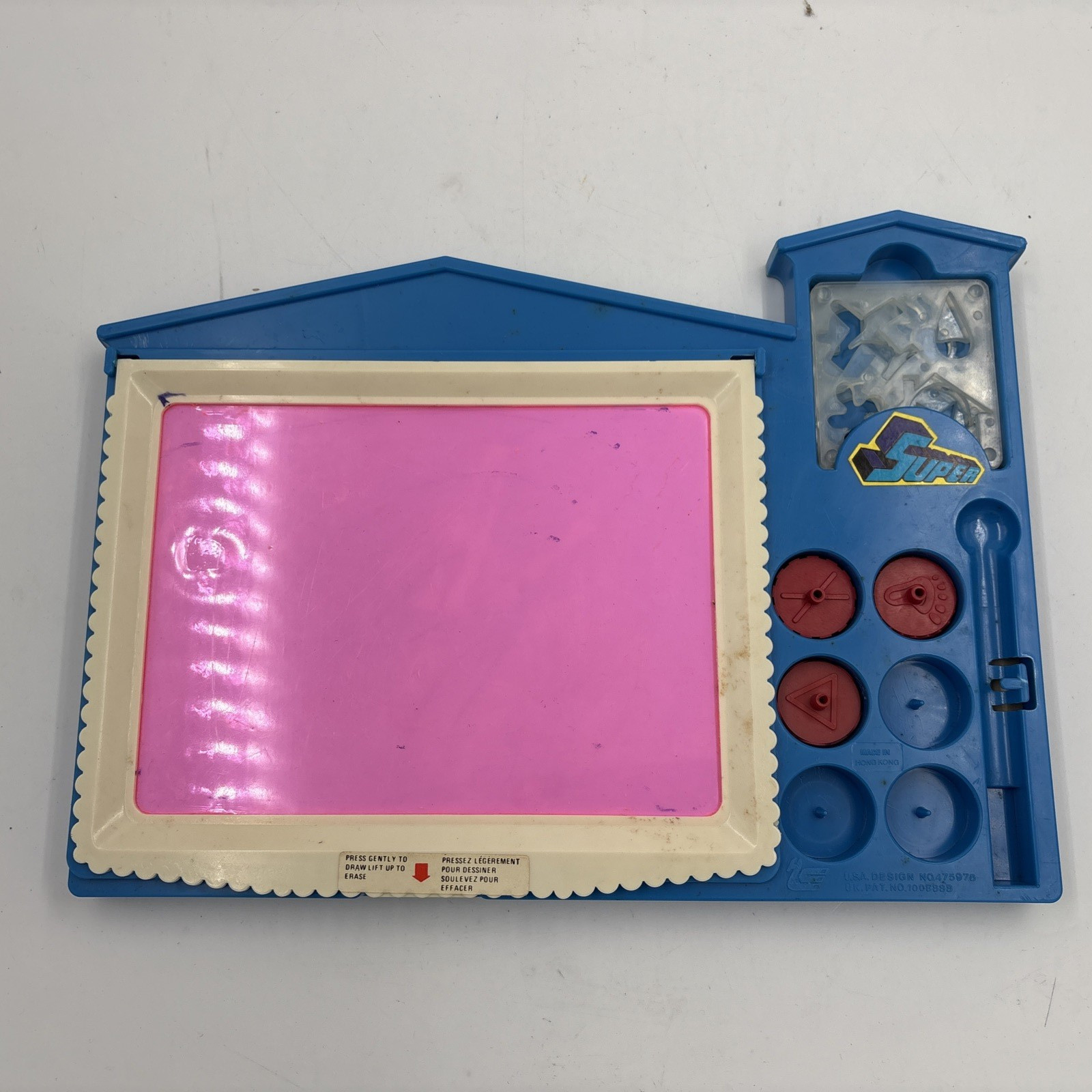Vintage 1960s Starco Super Electra-Magic Drawing Board for Parts Used