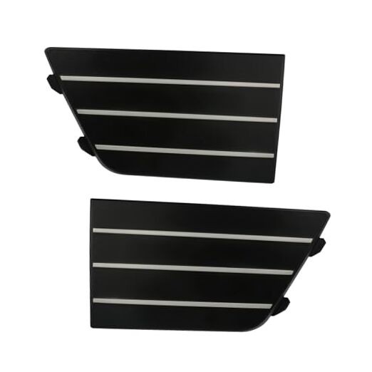 Front Lower Bumper Grill Grille Insert Cover Bumper Grille Cover(Pair)