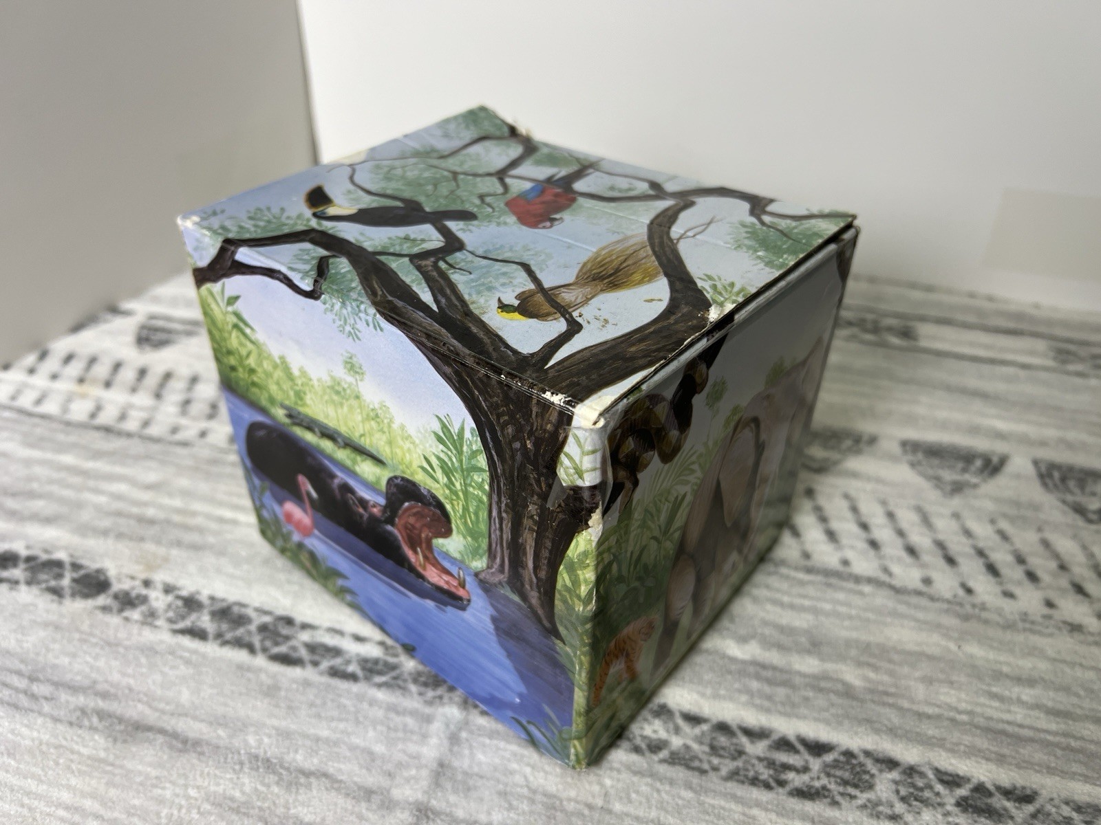 Grolier Wildlife Adventure Cards Box Animals Educational Homeschool 1990s