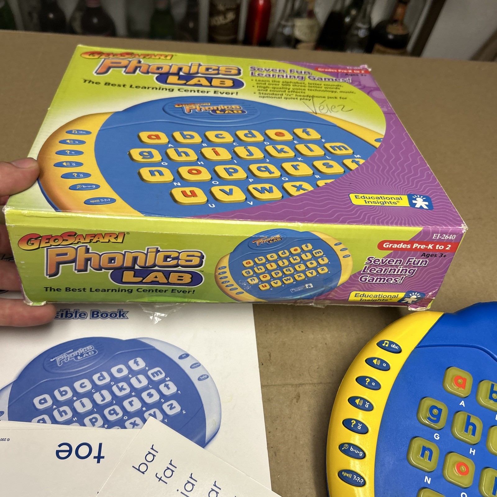 Vintage GeoSafari Phonics Lab Educational Insights Model EI-2640 Learning System