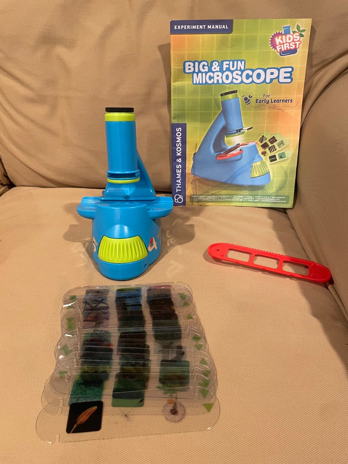 Thames and Kosmos Big and Fun Microscope – Toy for 4-6 years – Complete Set