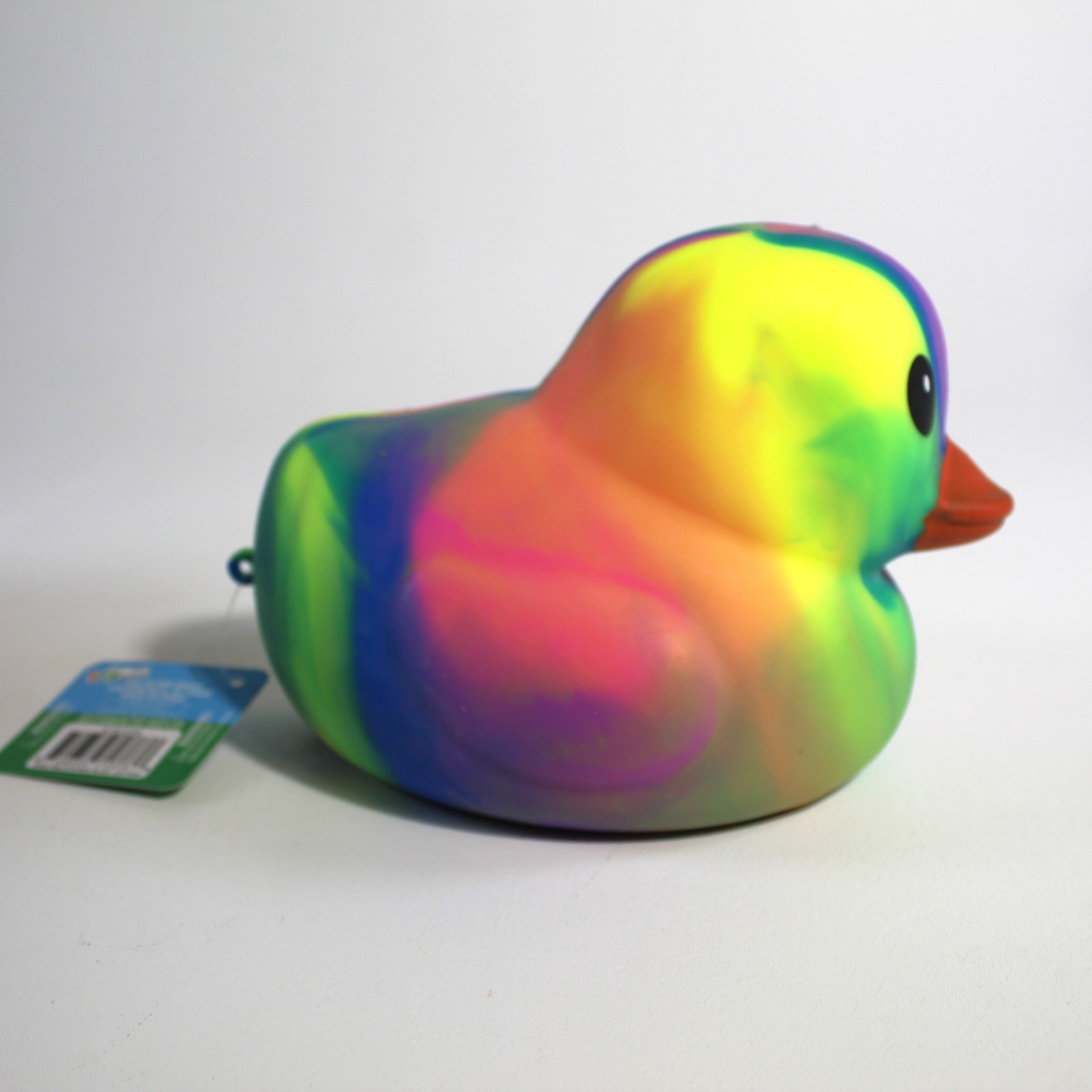 Squeezy Jumbo Tie Dye Duck & Peach Squishy Stress Sensory Fidget Toy Viral