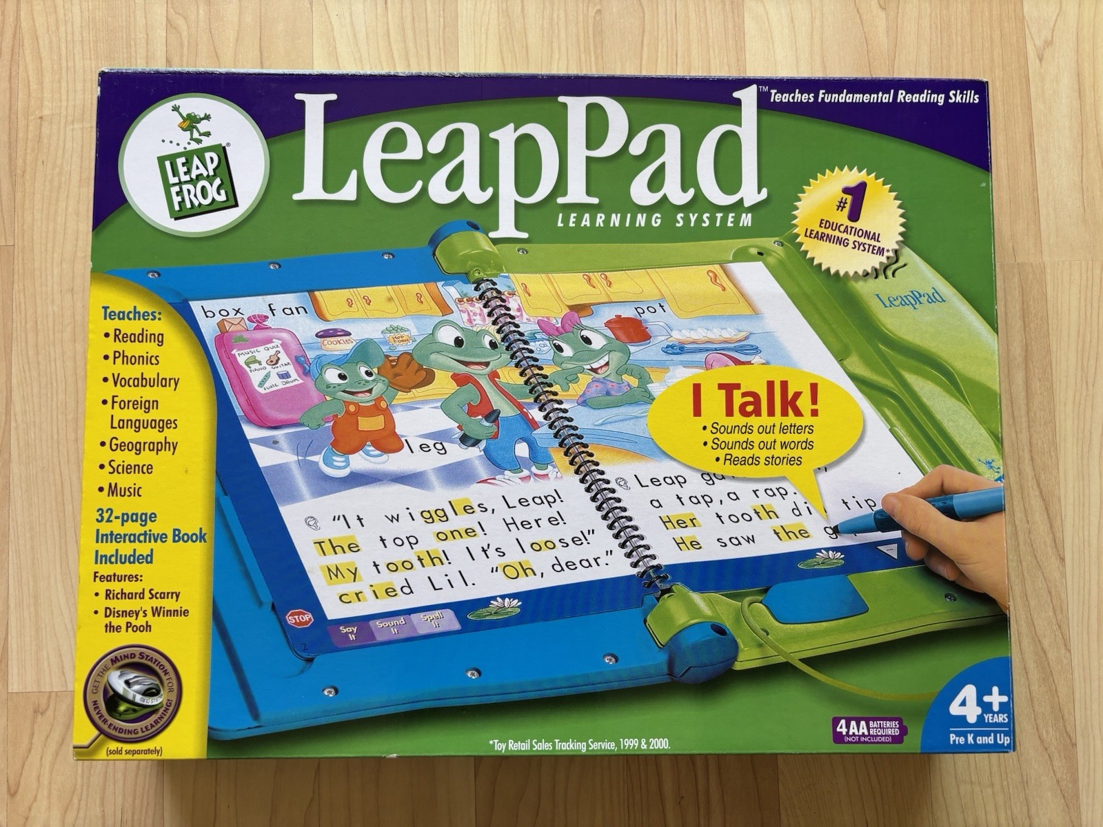 LeapPad LeapFrog Learning System New In Box Blue Green