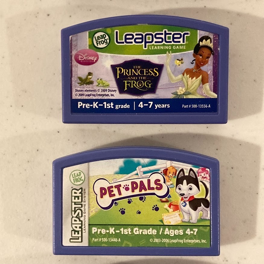 Lot of 7 LeapFrog LEAPSTER Learning Games LEAP