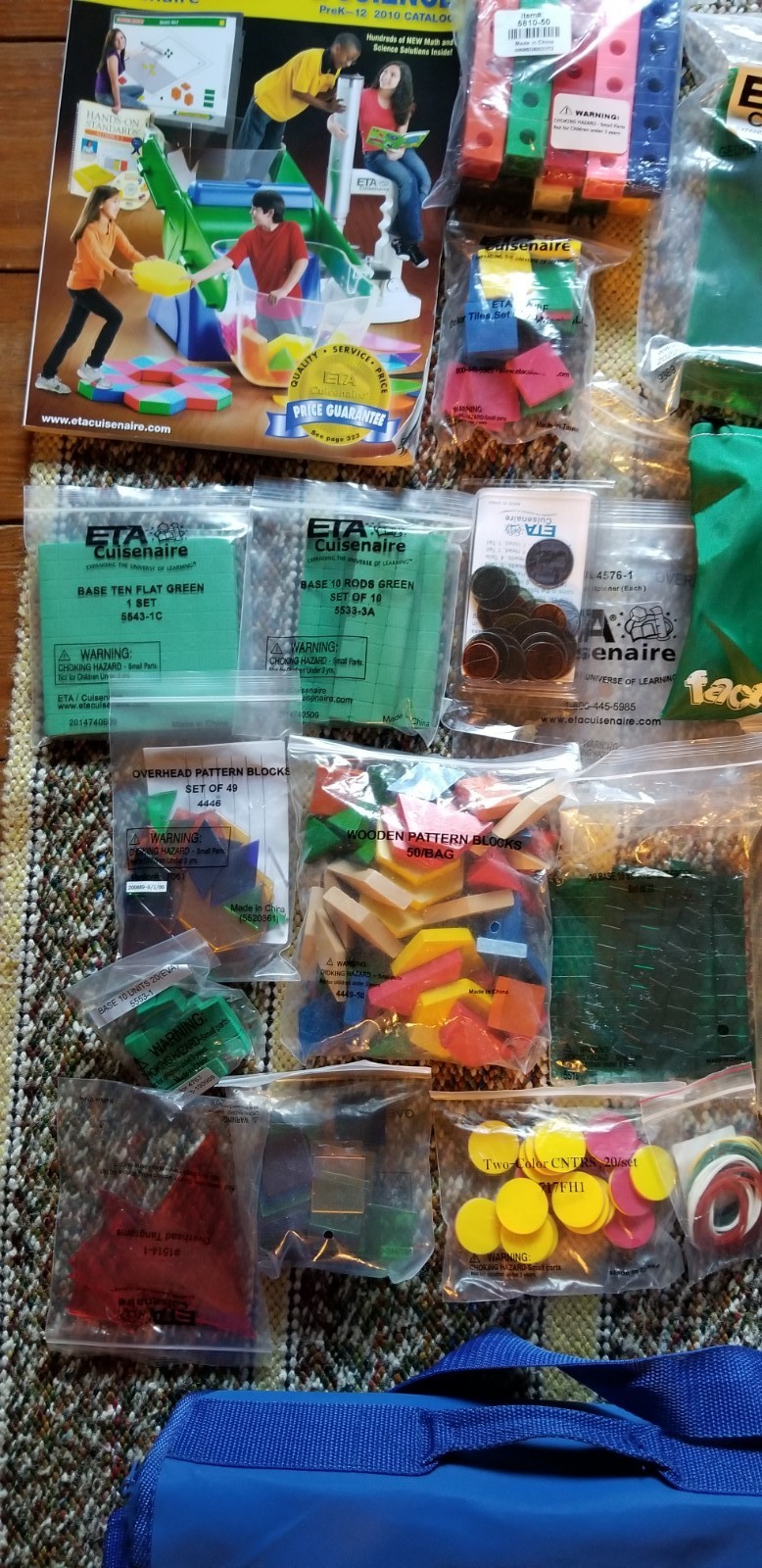 Homeschool Montessori Teaching ETA Math Manipulatives Sets for K-6 grades