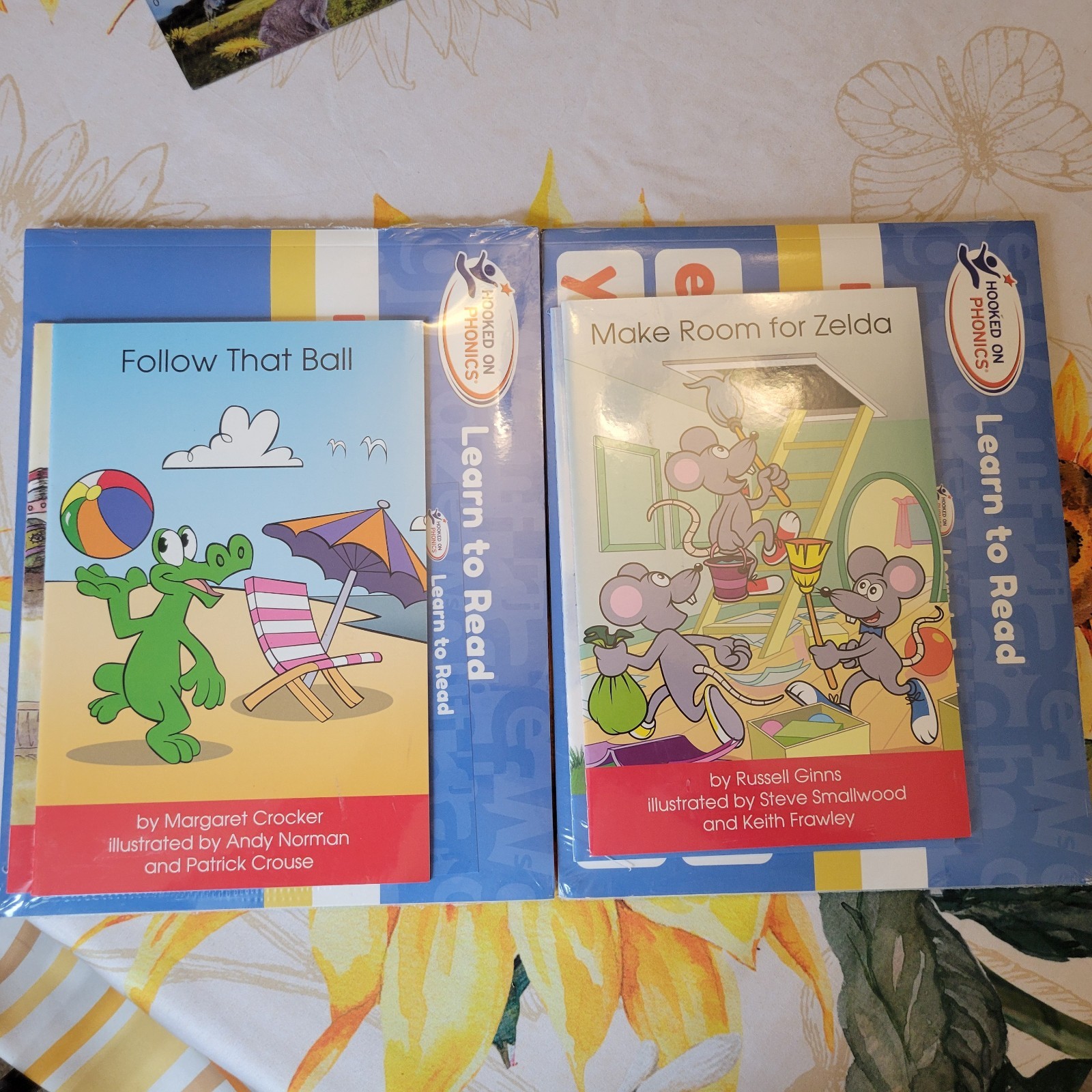 Hooked On Phonics Level 1 & 2 Learn To Read Includes Workbook Brand New Sealed