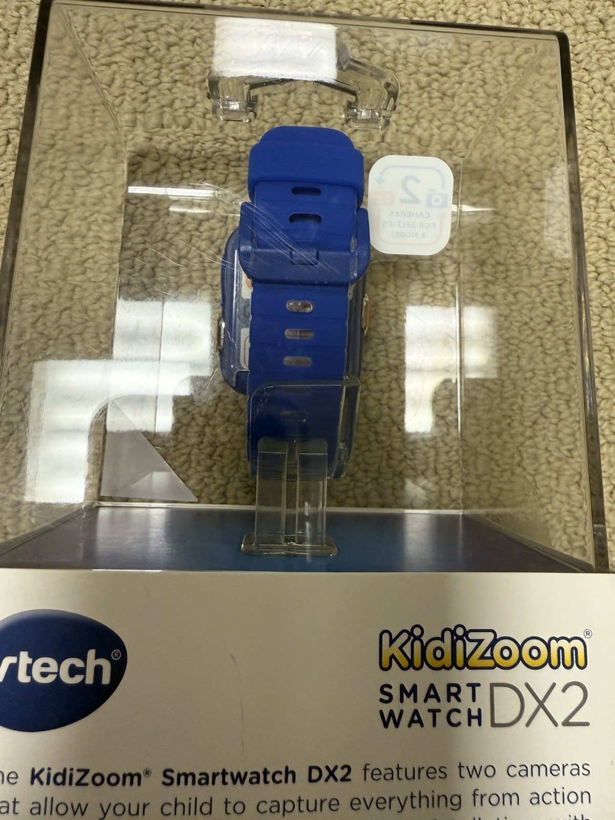 VTech Kidizoom DX2 Blue Smart Watch Interactive Game System, Blue, New Sealed