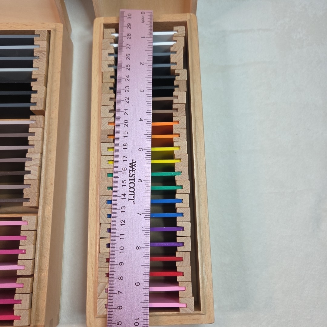 Montessori Color Tablets Boxes 2 & 3 Large Set 63 Pieces + 22 Piece Set Total 85