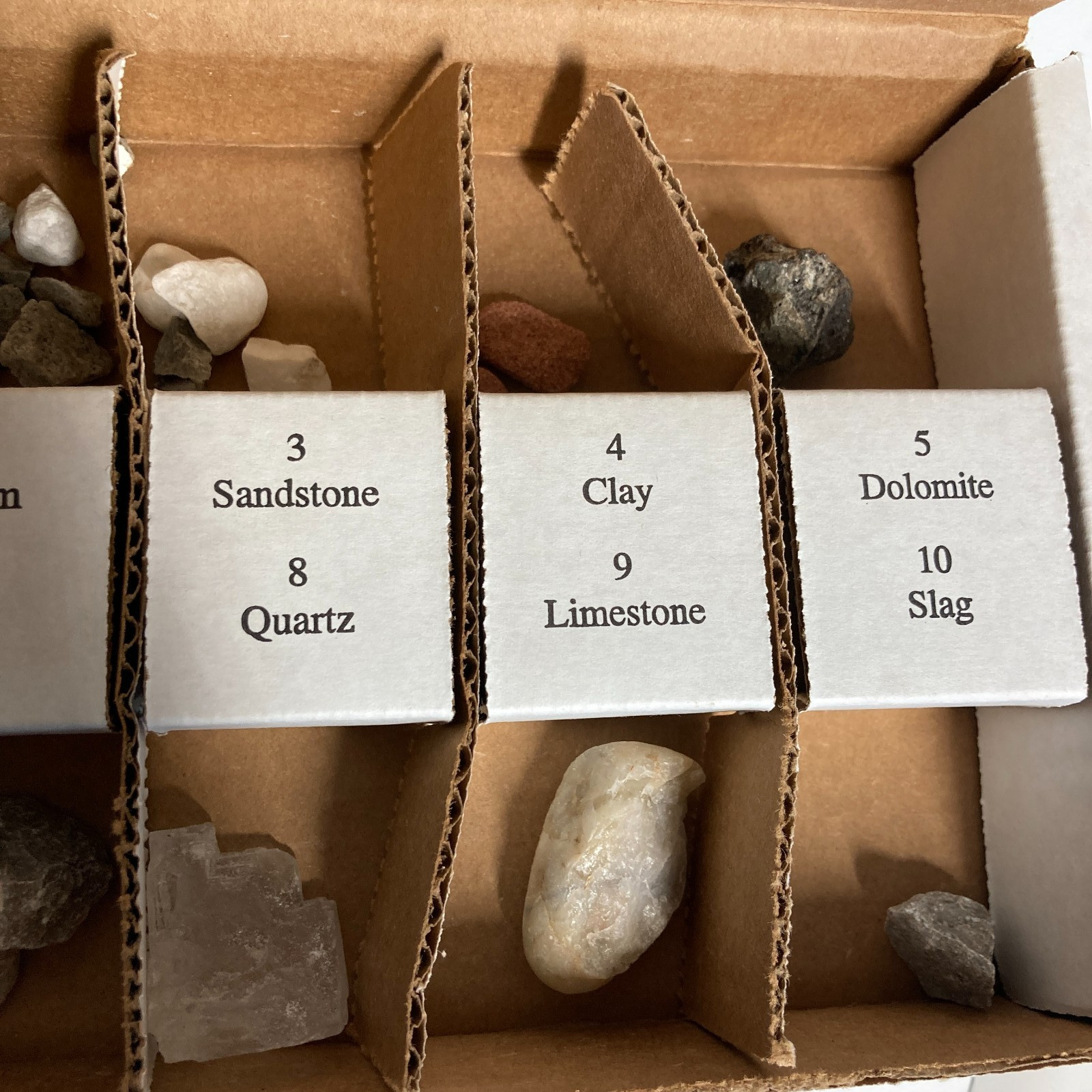 Ohio Rock and Mineral Kit Teaching Tool Classroom Homeschool Science Geology
