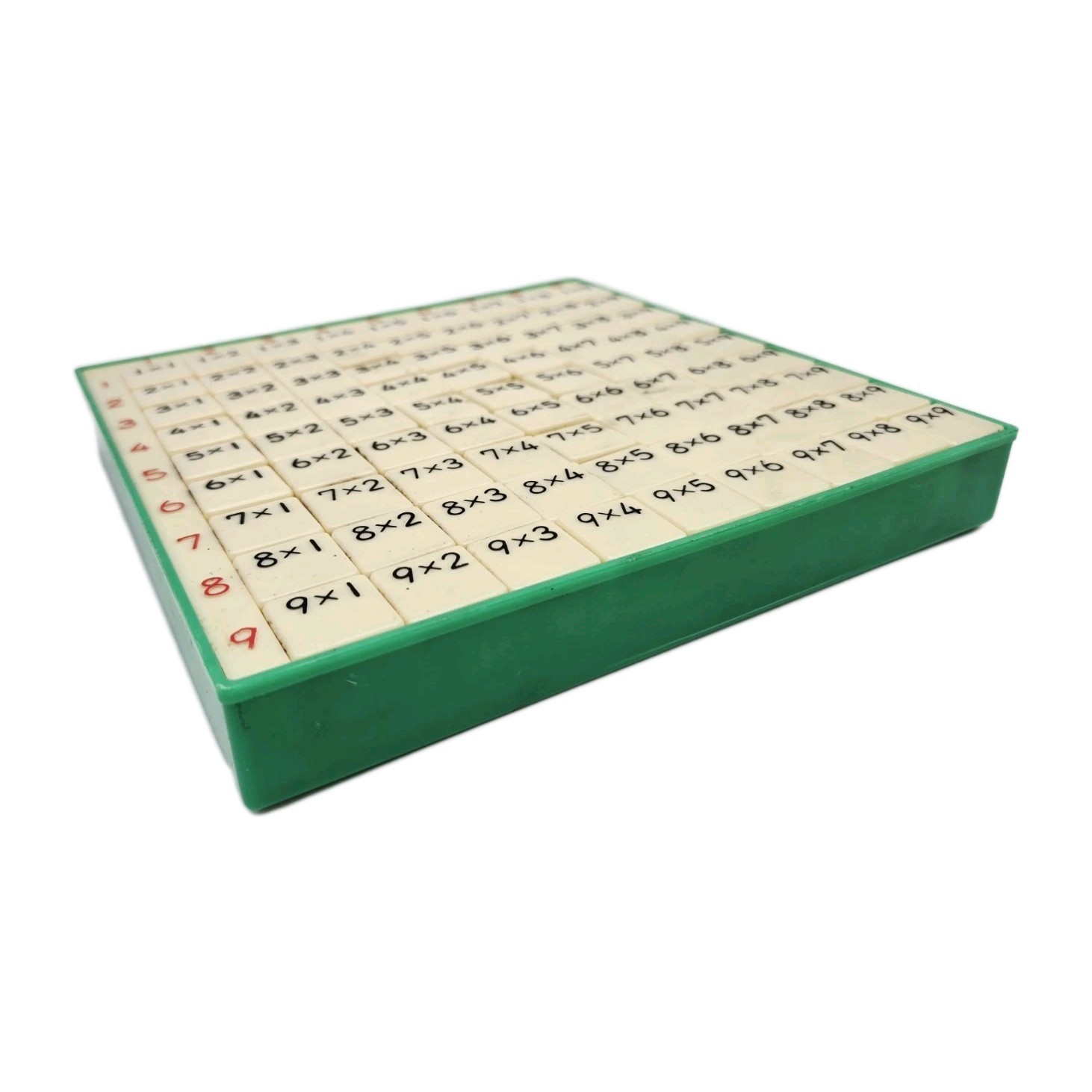 Vintage Math Multiplication Push Button Learning Toy Educational