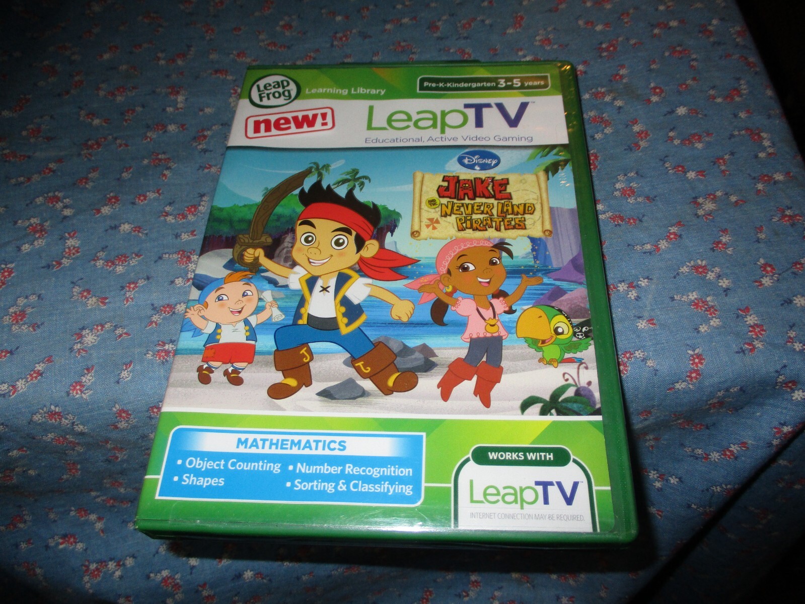 ksm. NIP Leap Frog LeapTV Jake Never Land Pirates 3-5 Years Pre-K – Kindegarten