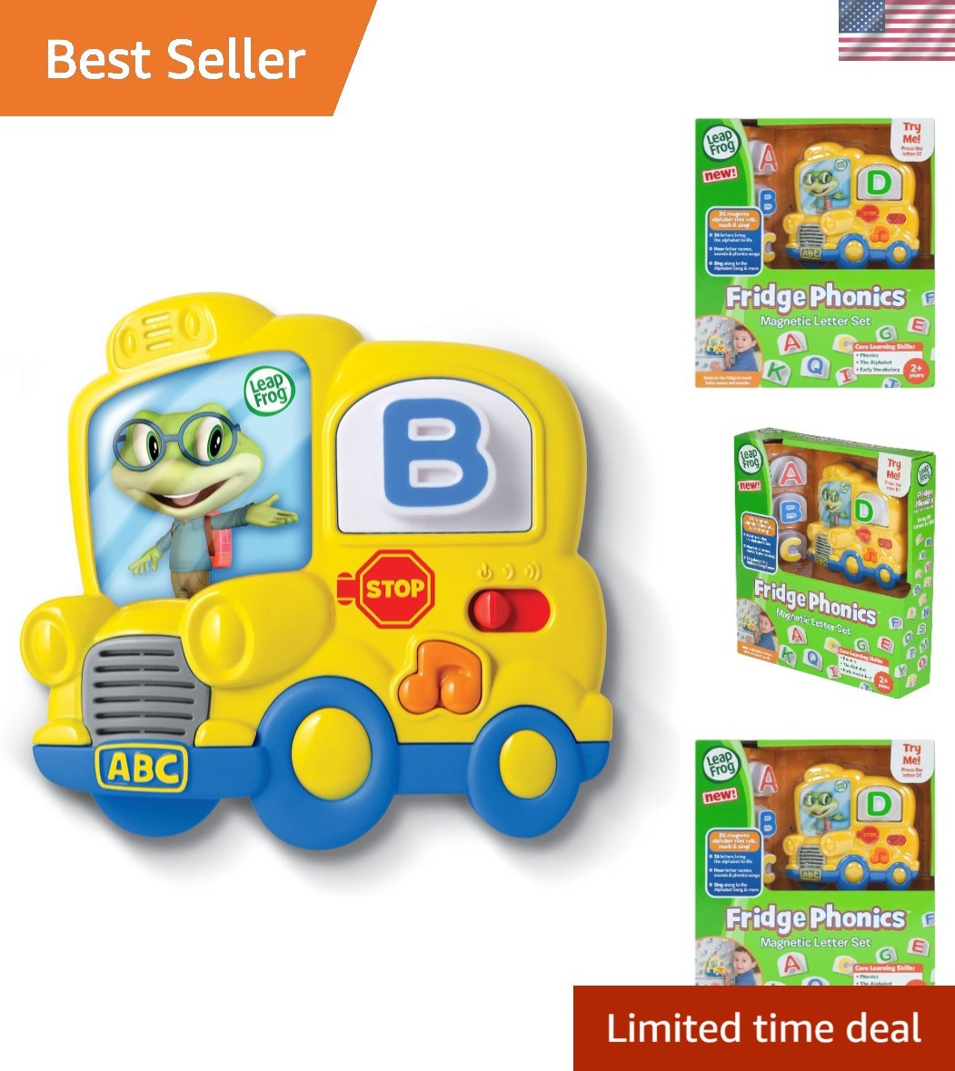 Singing Fridge Phonics Magnetic Letters – Interactive Alphabet Learning Fun