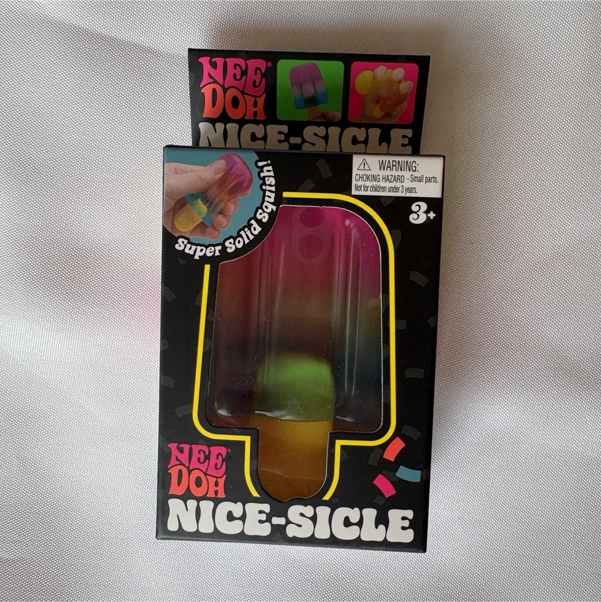 Viral Nee Doh Nice-Sicle Super Blue/Yellow/Pink