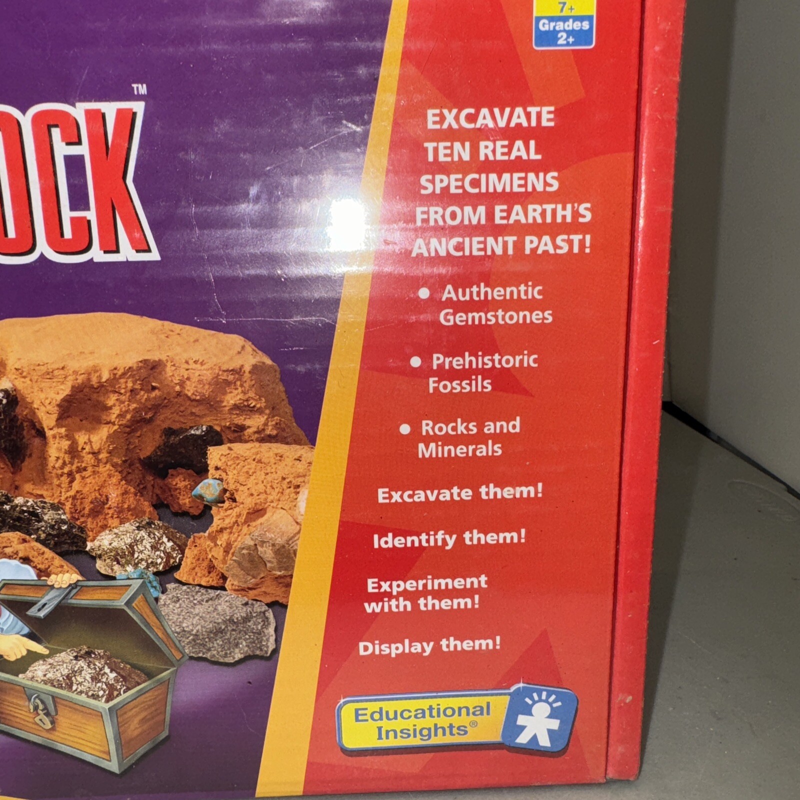 New In Box GEOSAFARI Proepector’s Mystery Rock Excavate 10 Real Specimens Age 7+