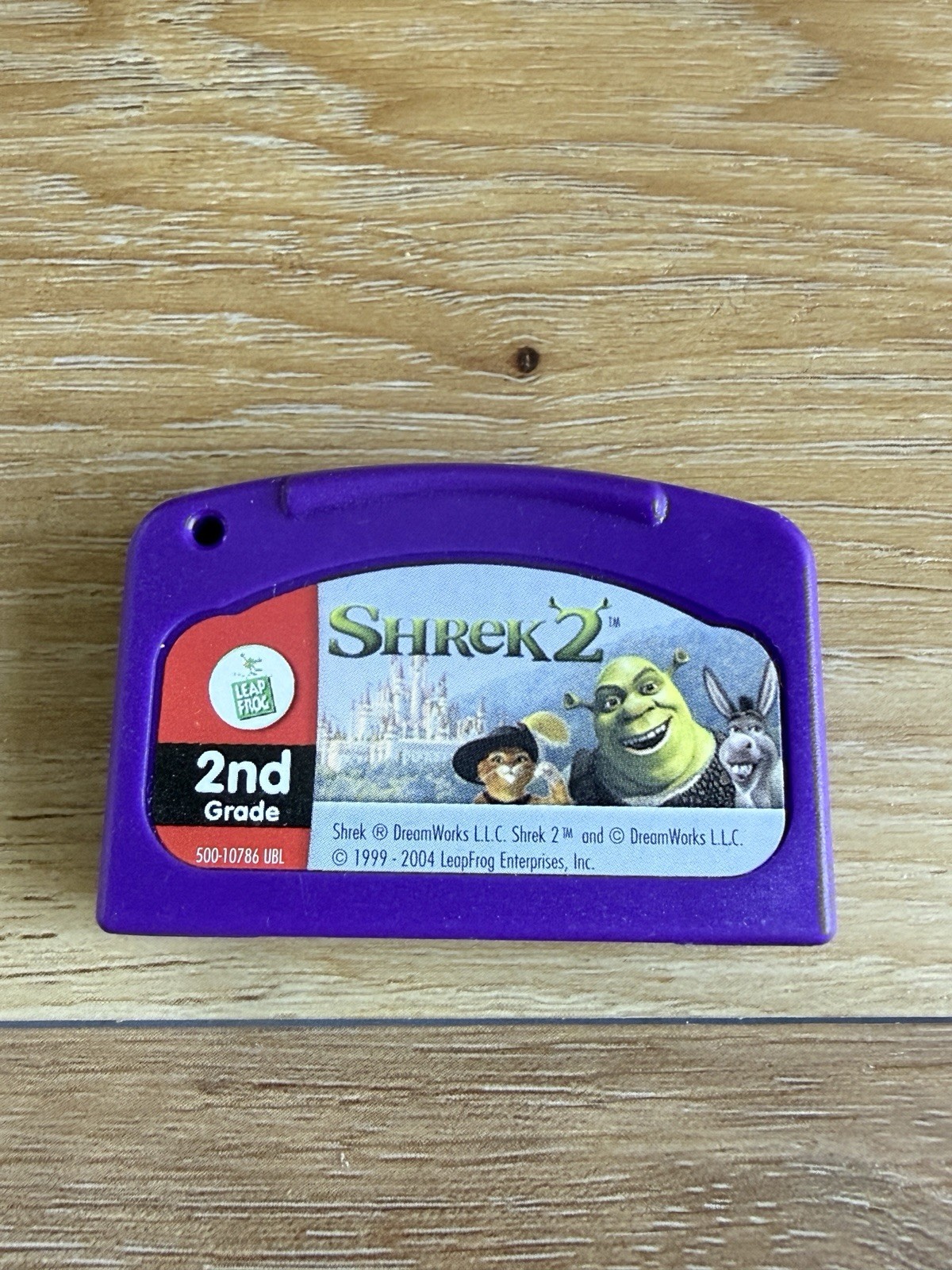 LeapFrog Shrek 2 2nd Grade Learning Game Cartridge 500-10786 UBL