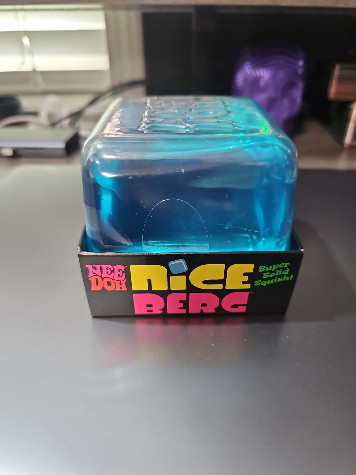 NeeDoh Nice Berg Blue XL Giant Nee Doh Niceberg Squishy Cube Ice TikTok Viral