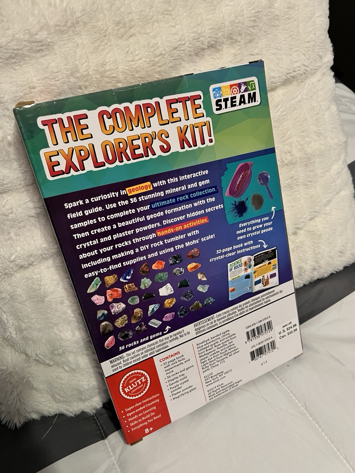 Rocks, Gems and Geodes: Maker Lab (STEM Kit) 8″ x 1.5″ x 11.5″