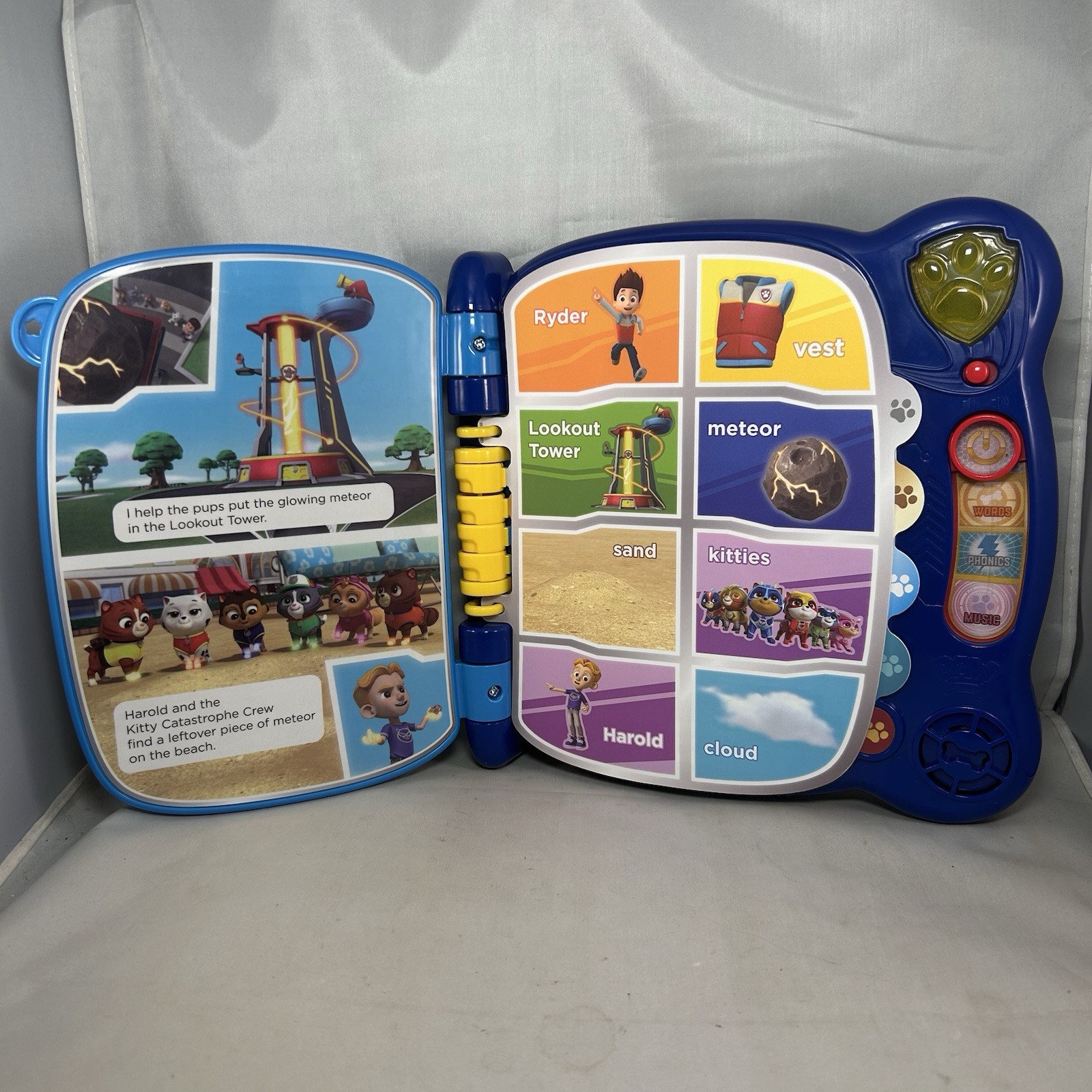 VTech Paw Patrol Mighty Pups Super Paws Touch & Teach Electronic Word Book Works