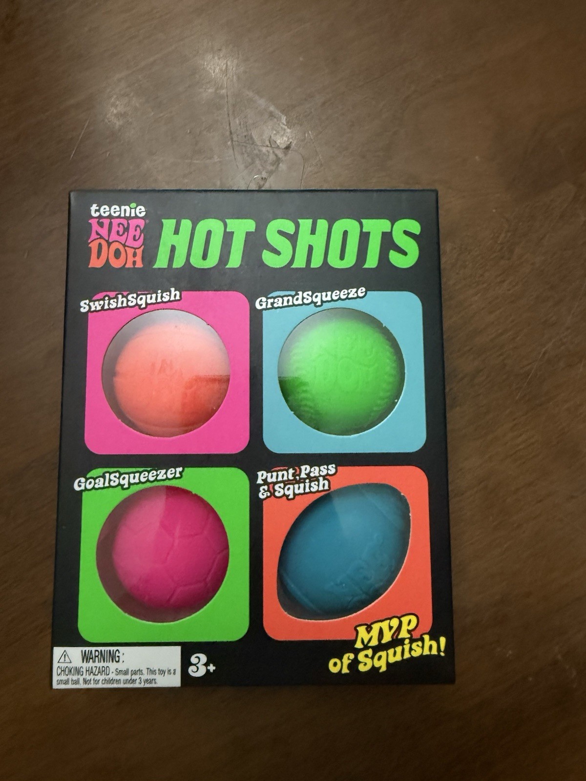 Teenie NeeDoh Hot Shots Multipack Nee Doh Mini 4 Pack FAST SHIP